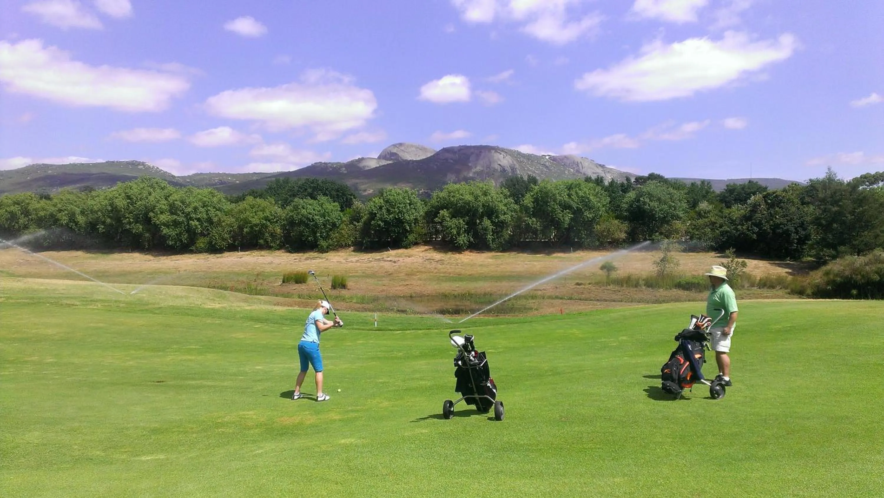 Golfcourse in Alba House Guest House