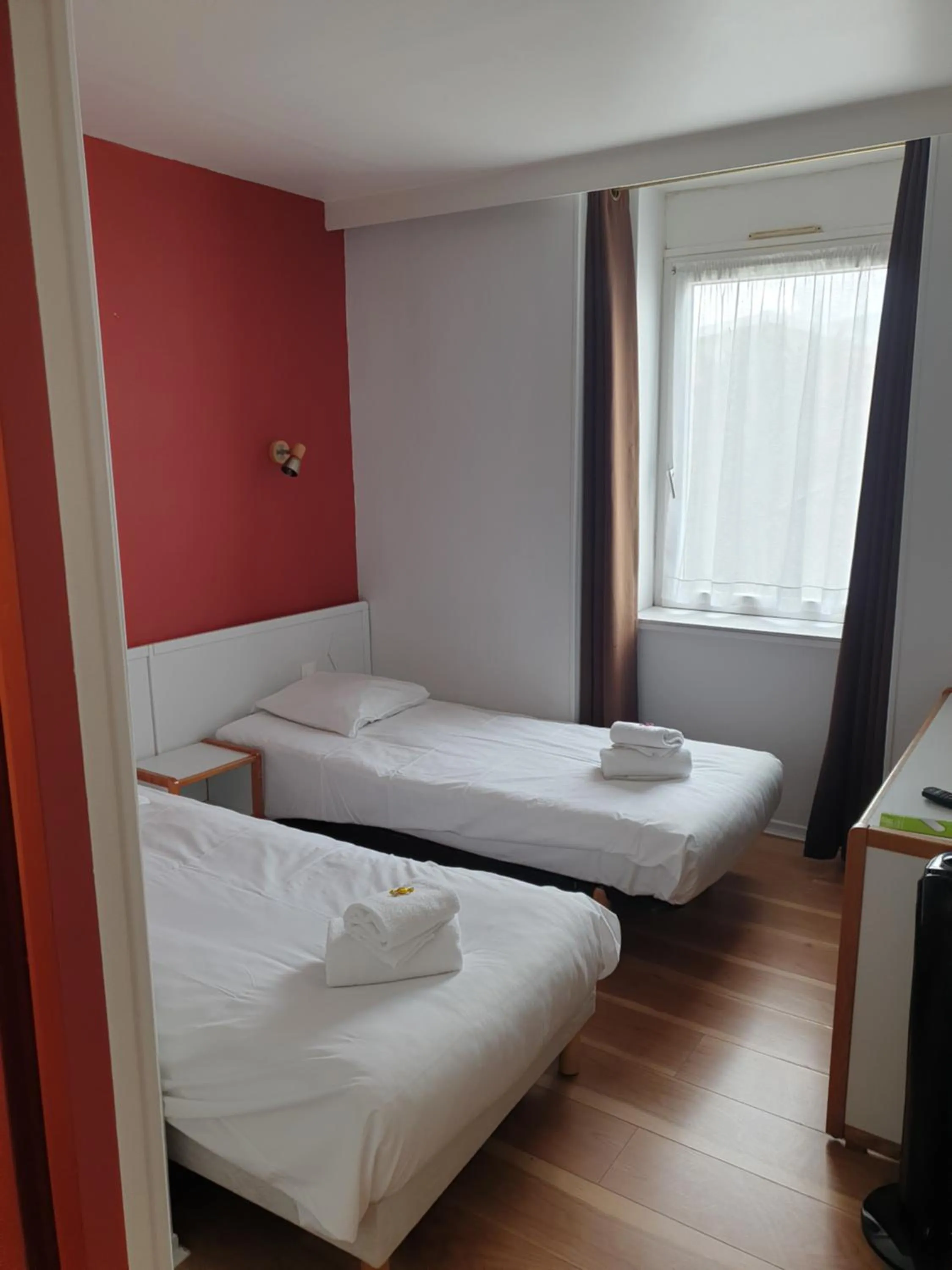 Bed in Hôtel Hermance