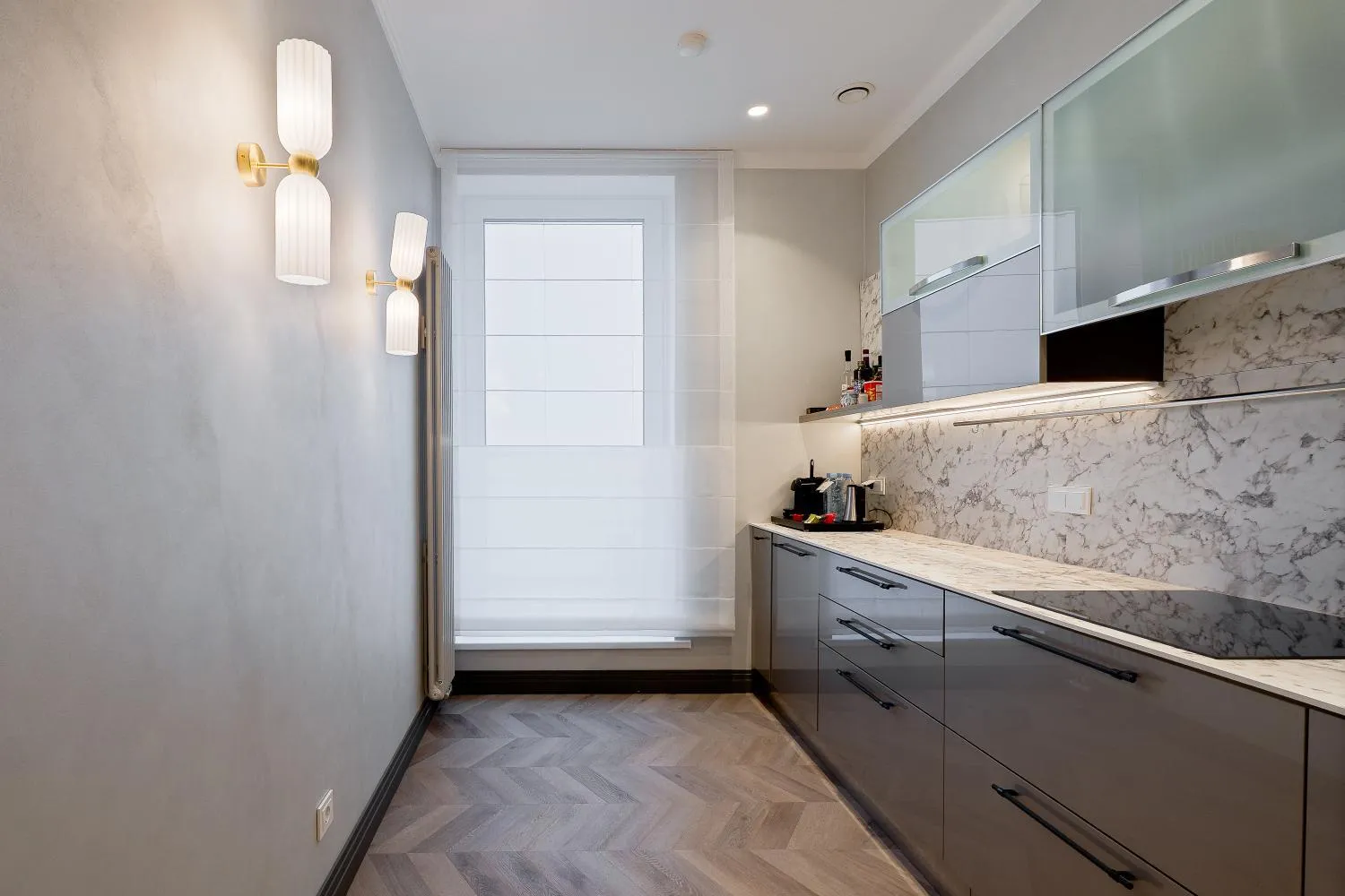 Kitchen or kitchenette in Baltic Beach Hotel & SPA