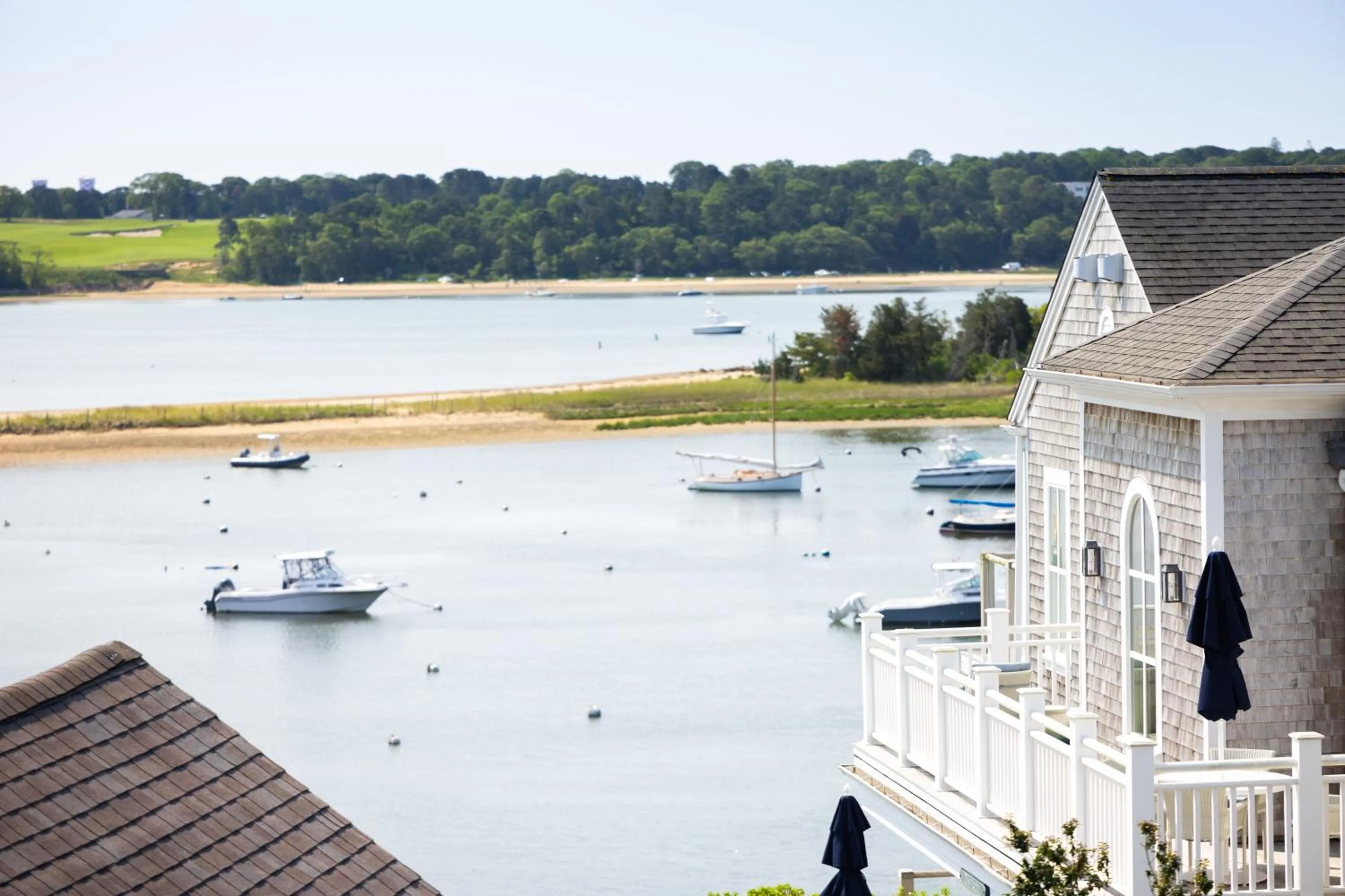 Property building in Wequassett Resort and Golf Club