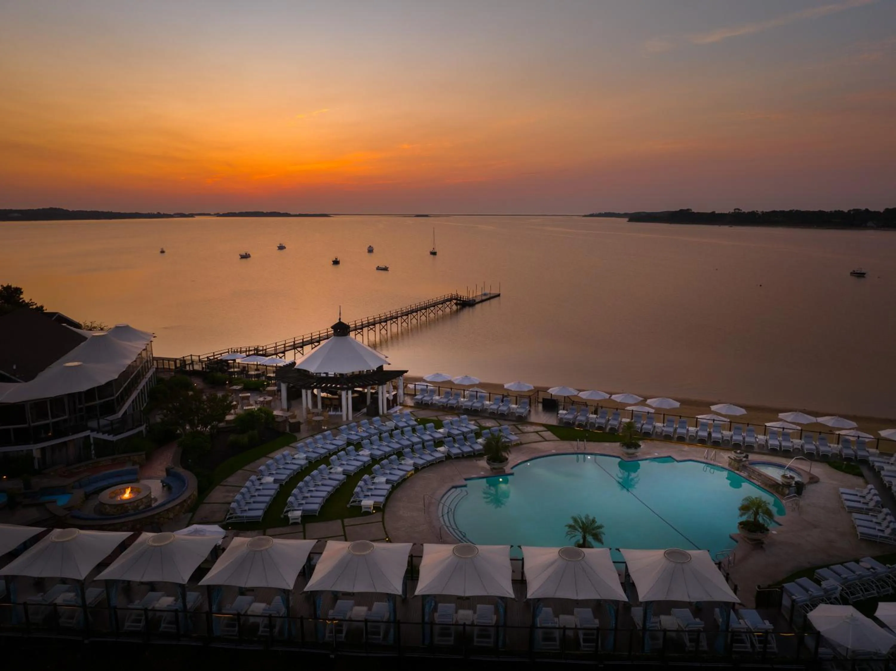 Natural landscape in Wequassett Resort and Golf Club