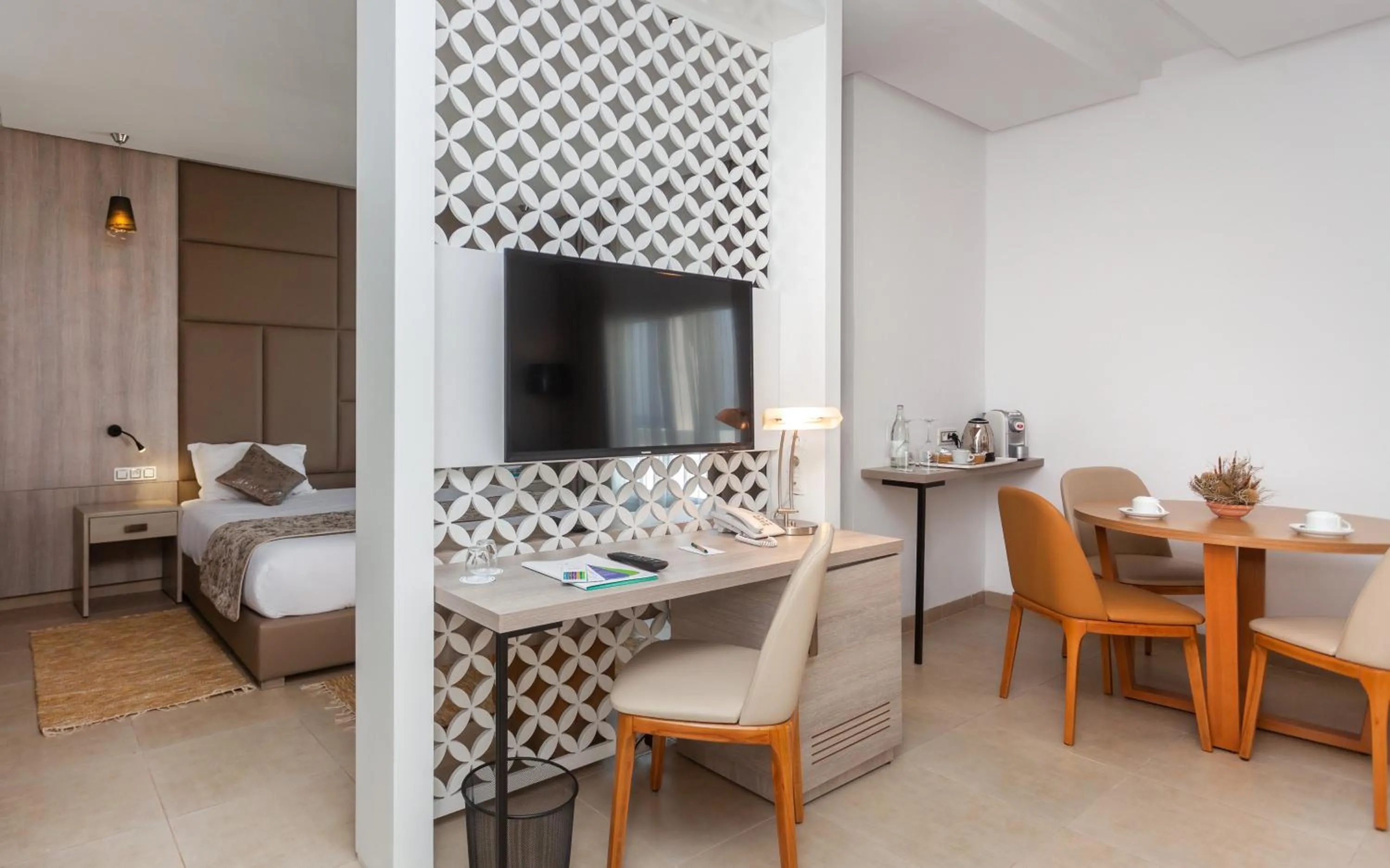 TV and multimedia, Bed in Hotel Nour Congress & Resort