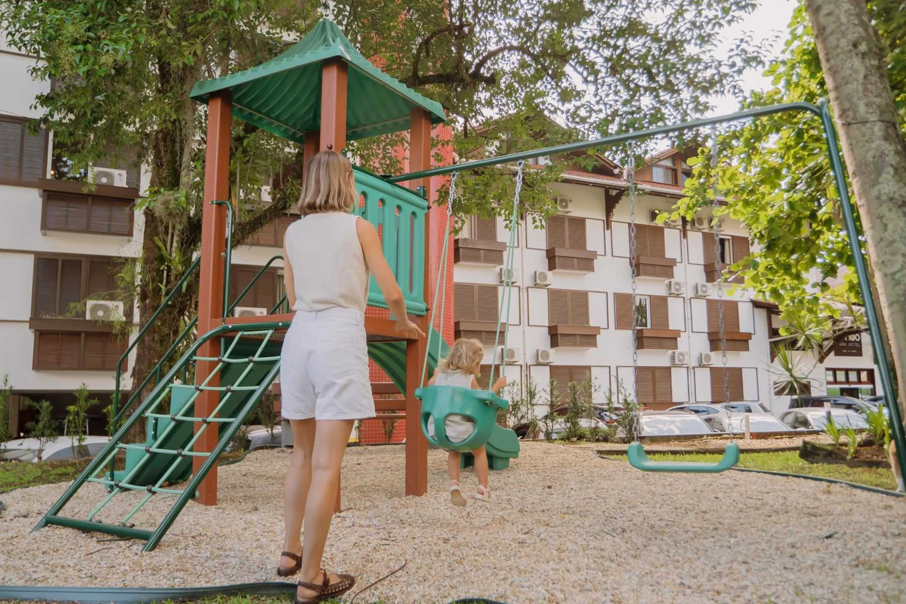 Children play ground in Timbó Park Hotel