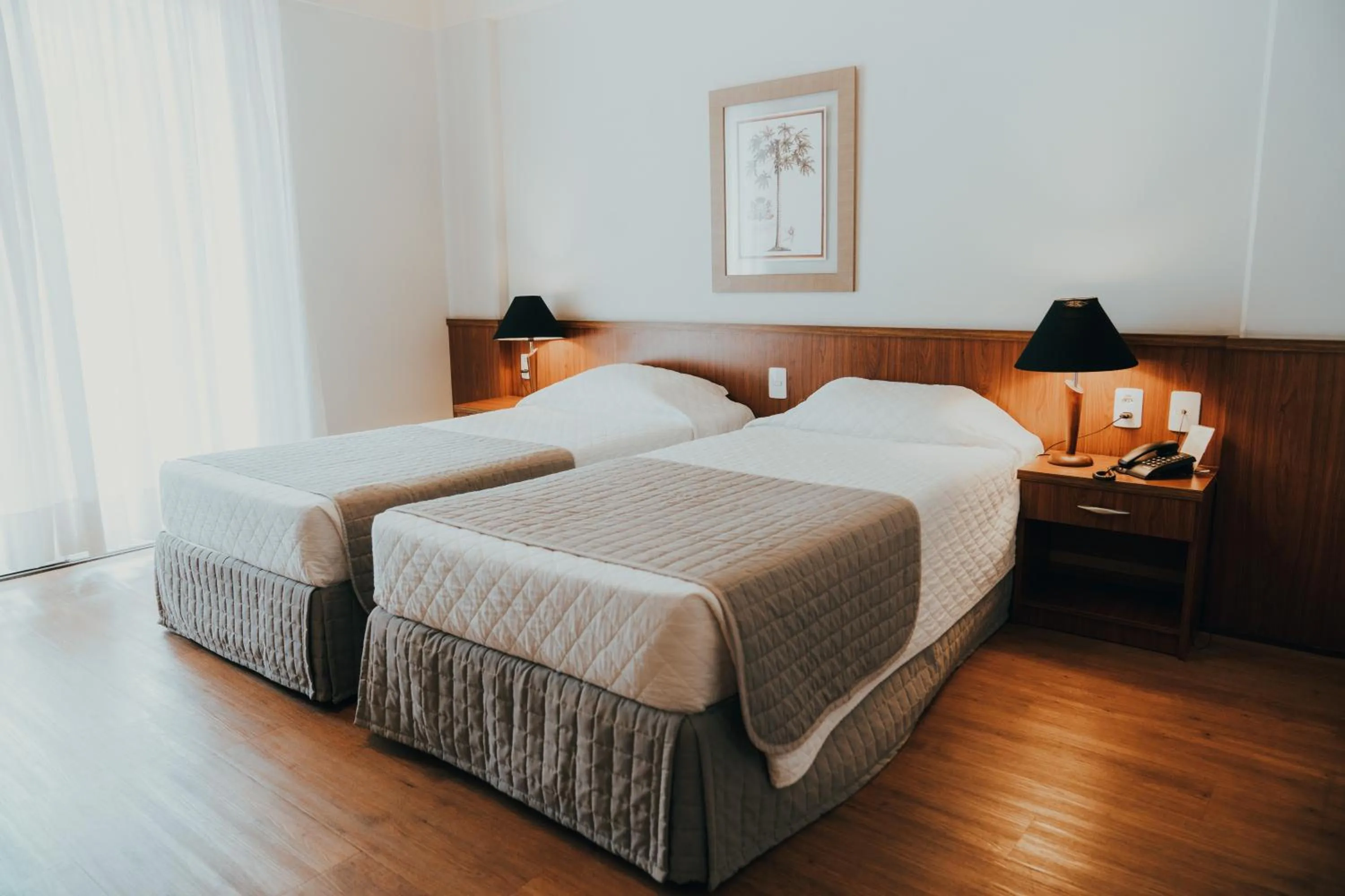 Bed in Timbó Park Hotel