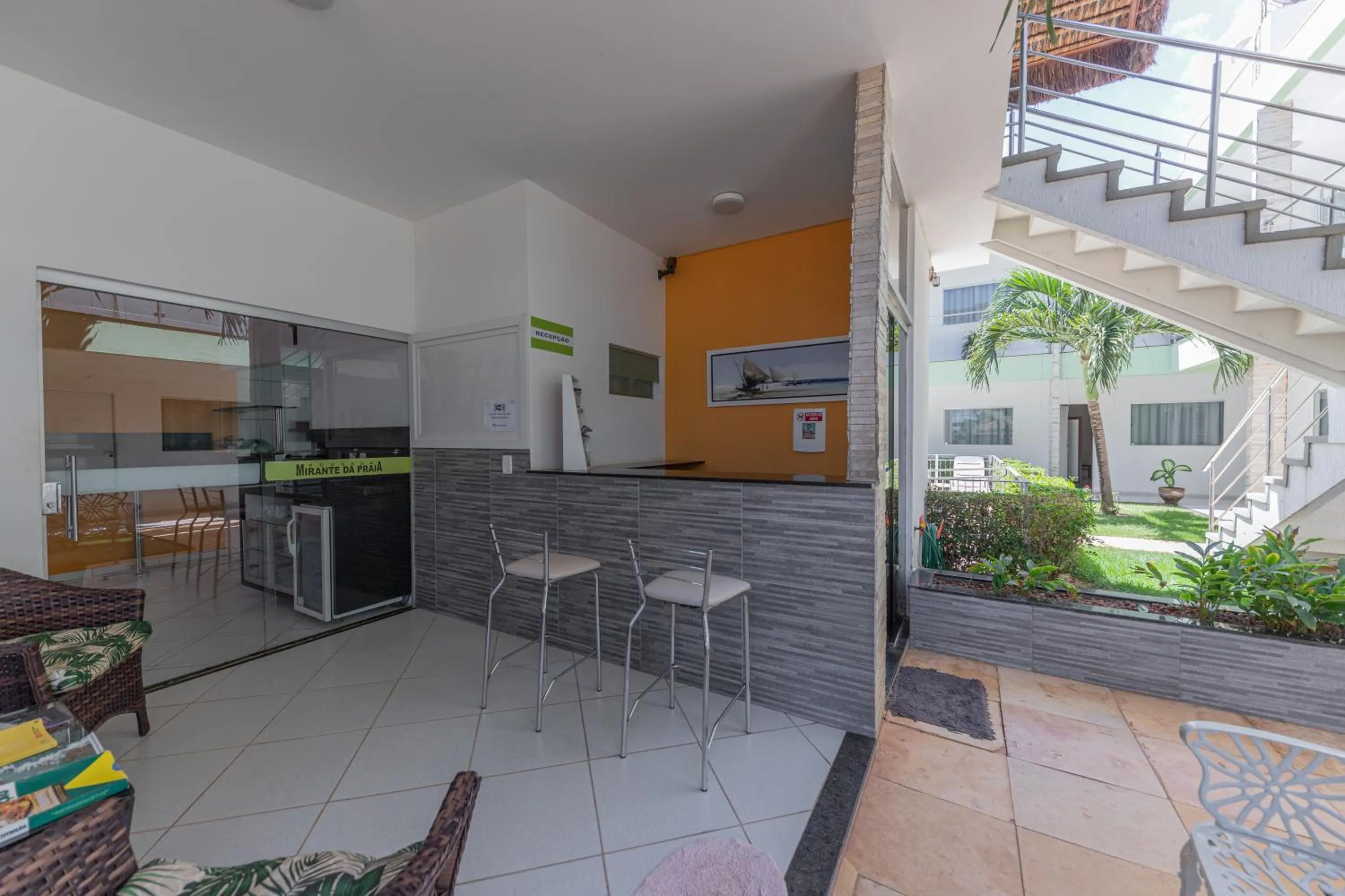 Lobby or reception in Pousada Mirante da Praia