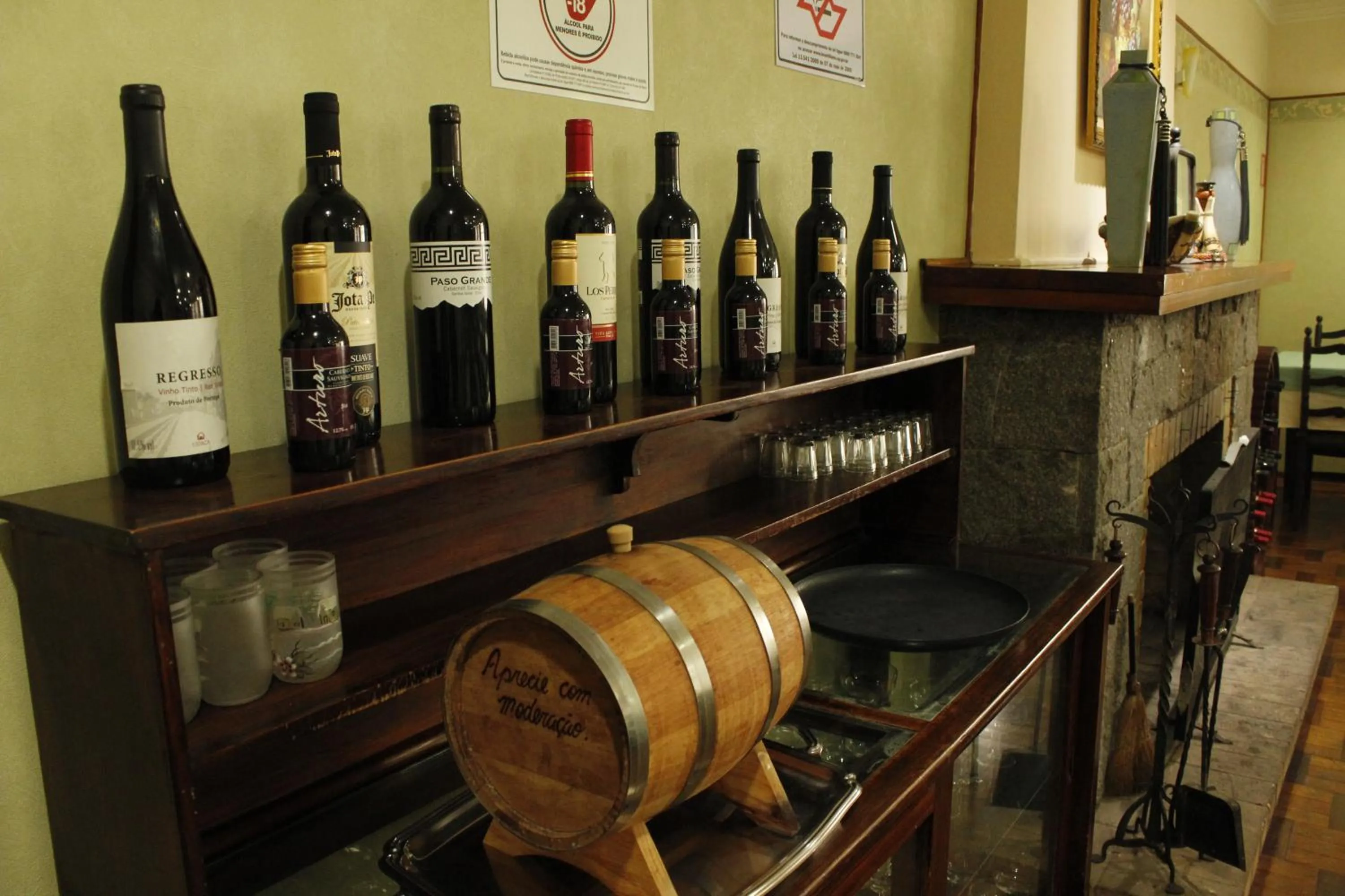 Alcoholic drinks in Hotel Casa São José