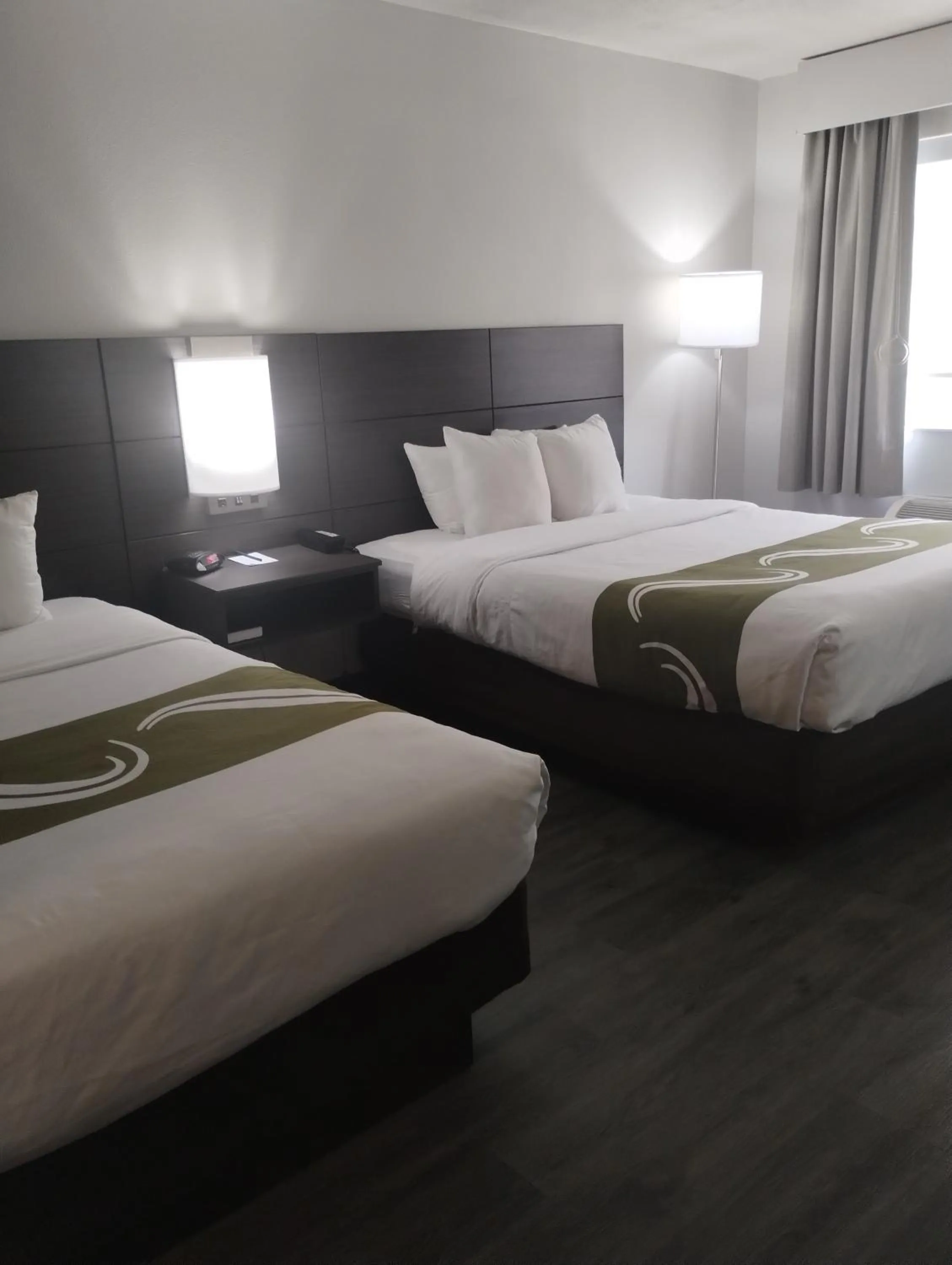 Bed in Quality Inn & Suites Wilsonville