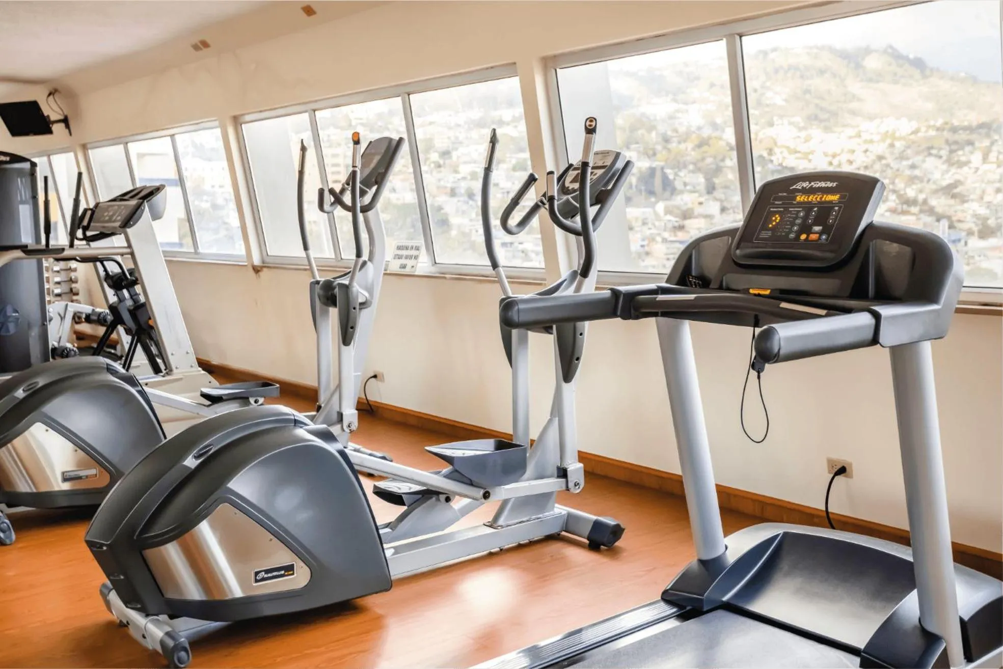 Fitness centre/facilities in Hotel Plaza San Martin