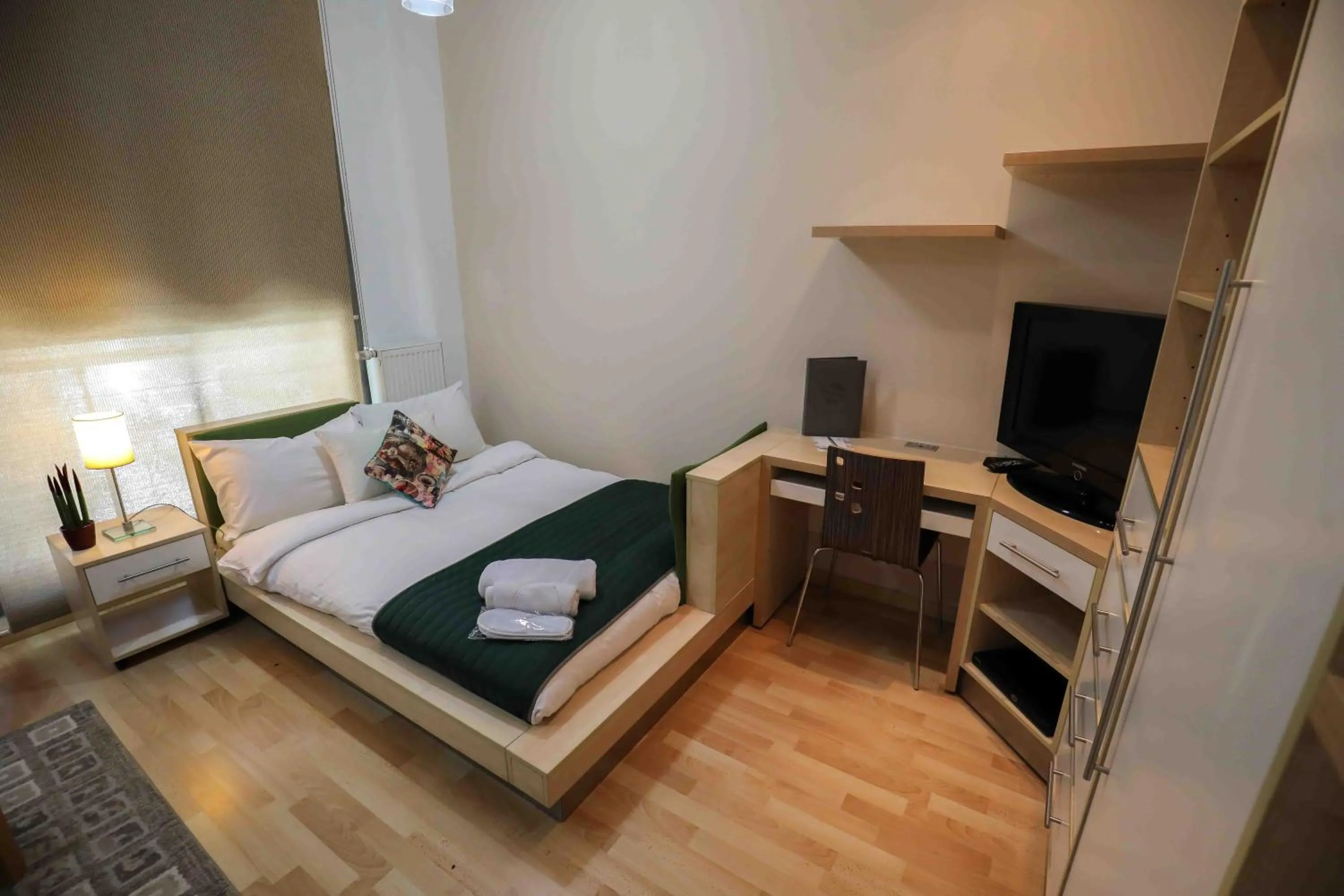 Bedroom, Bed in Sky Suites