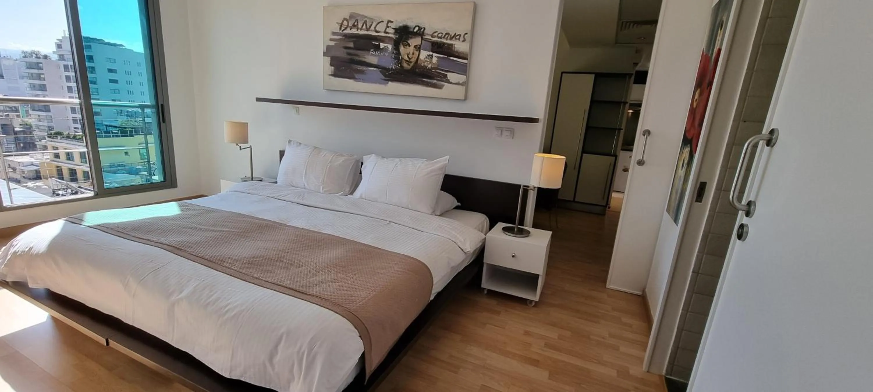 Bedroom, Bed in Sky Suites