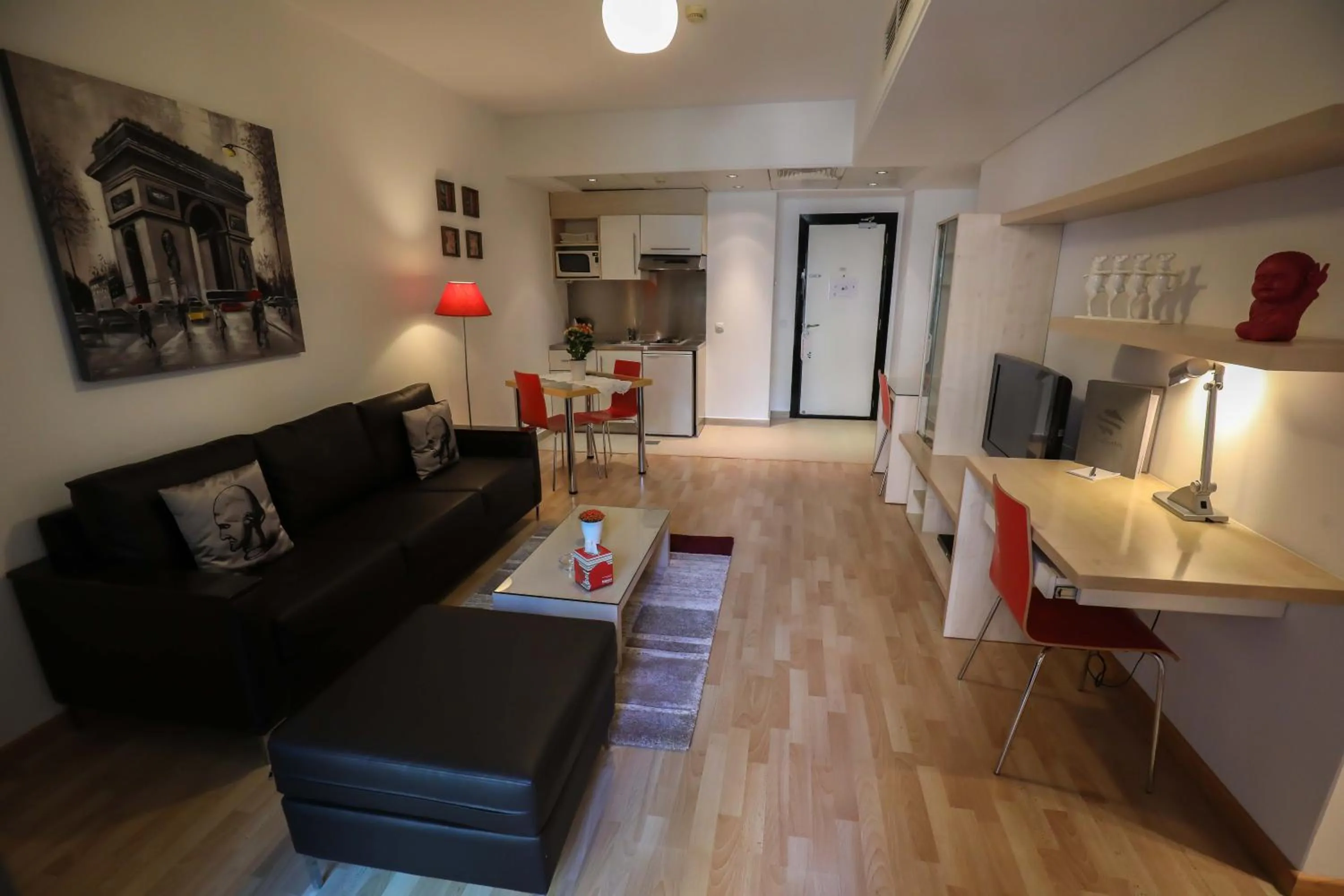 Living room in Sky Suites