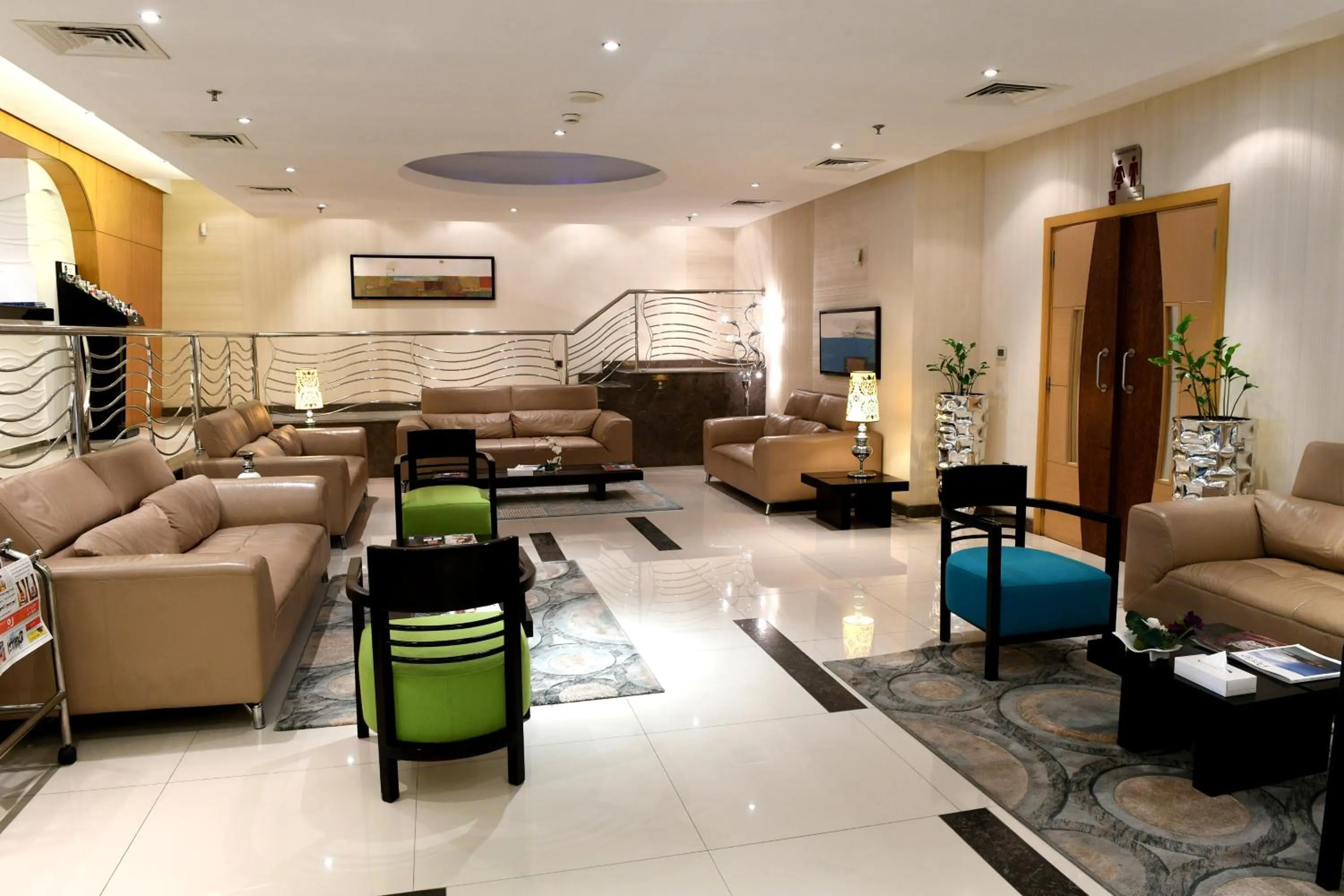 Lobby or reception in Al Olaya Suites Hotel