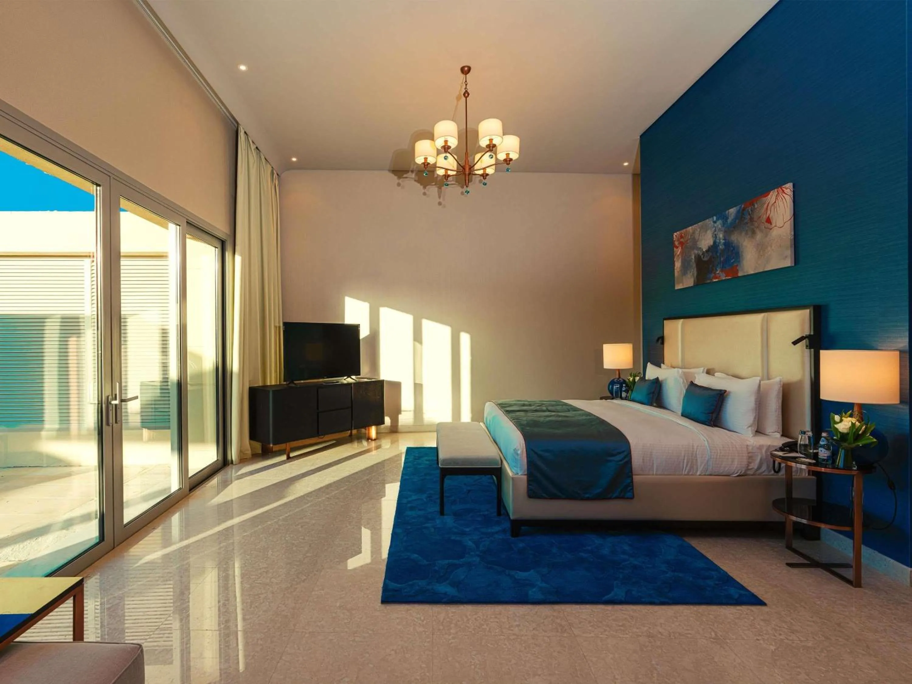 Bedroom, Bed in Rixos The Palm Hotel & Suites - Ultra All Inclusive