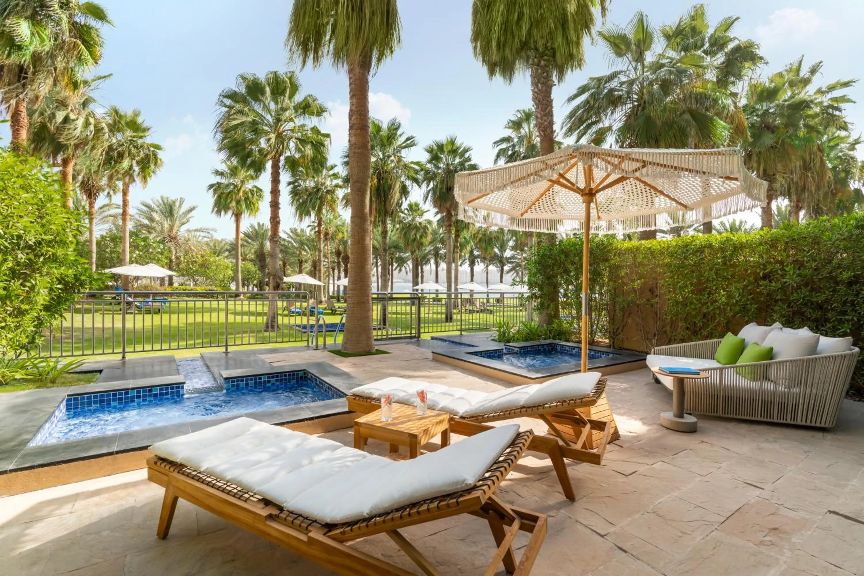 Patio in Rixos The Palm Hotel & Suites - Ultra All Inclusive