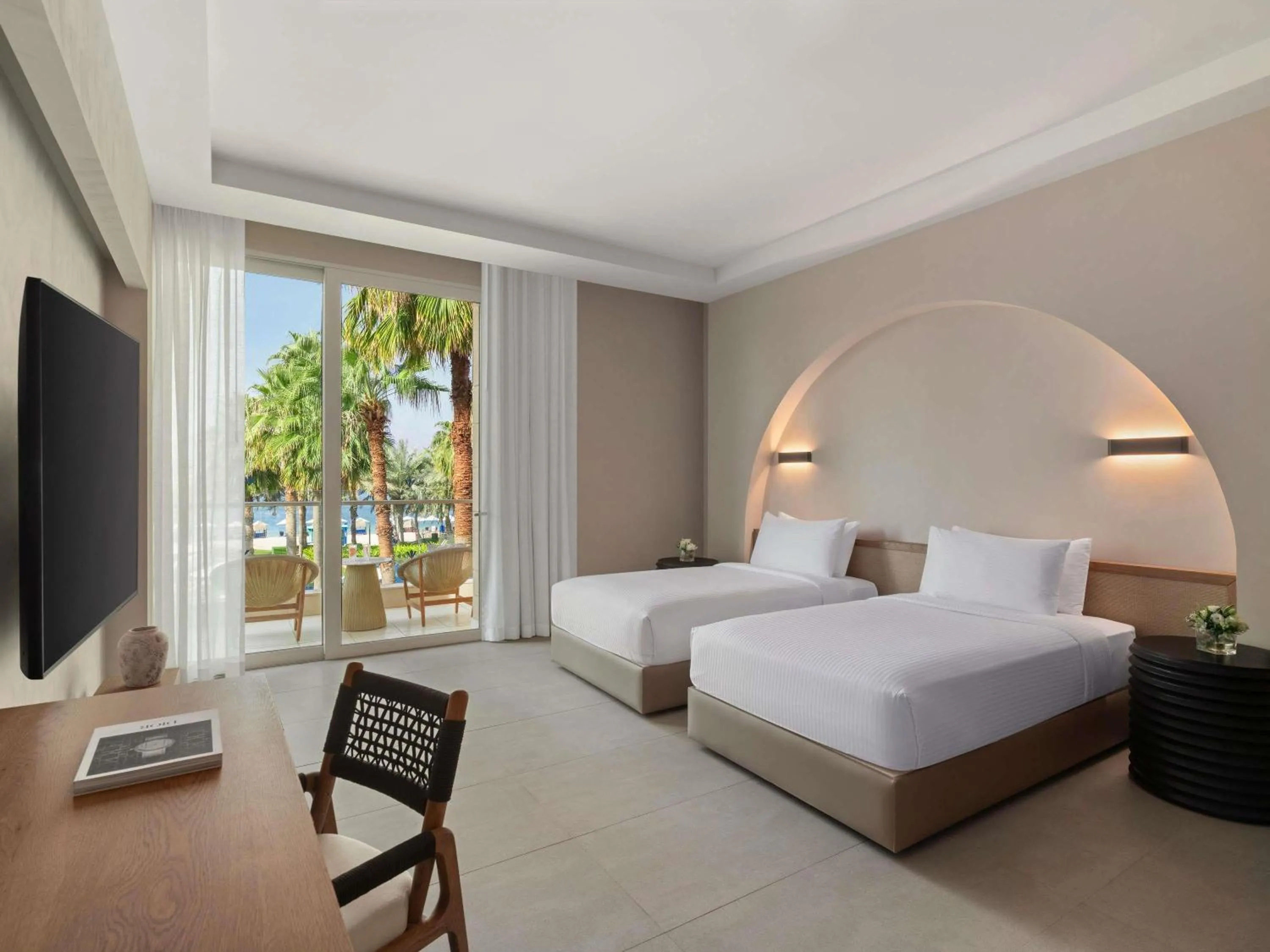 Bedroom, Bed in Rixos The Palm Hotel & Suites - Ultra All Inclusive