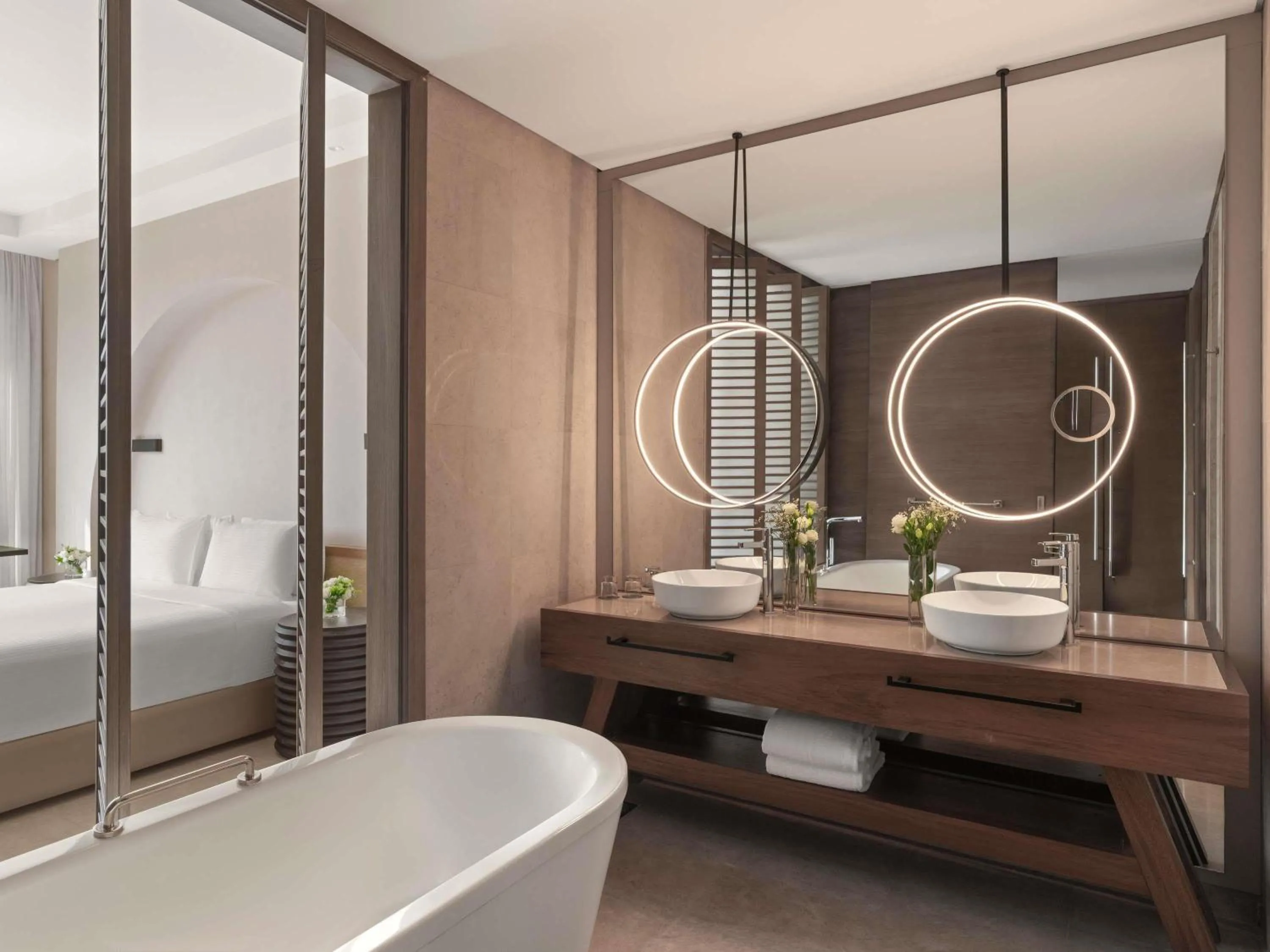 Bedroom, Bed in Rixos The Palm Hotel & Suites - Ultra All Inclusive