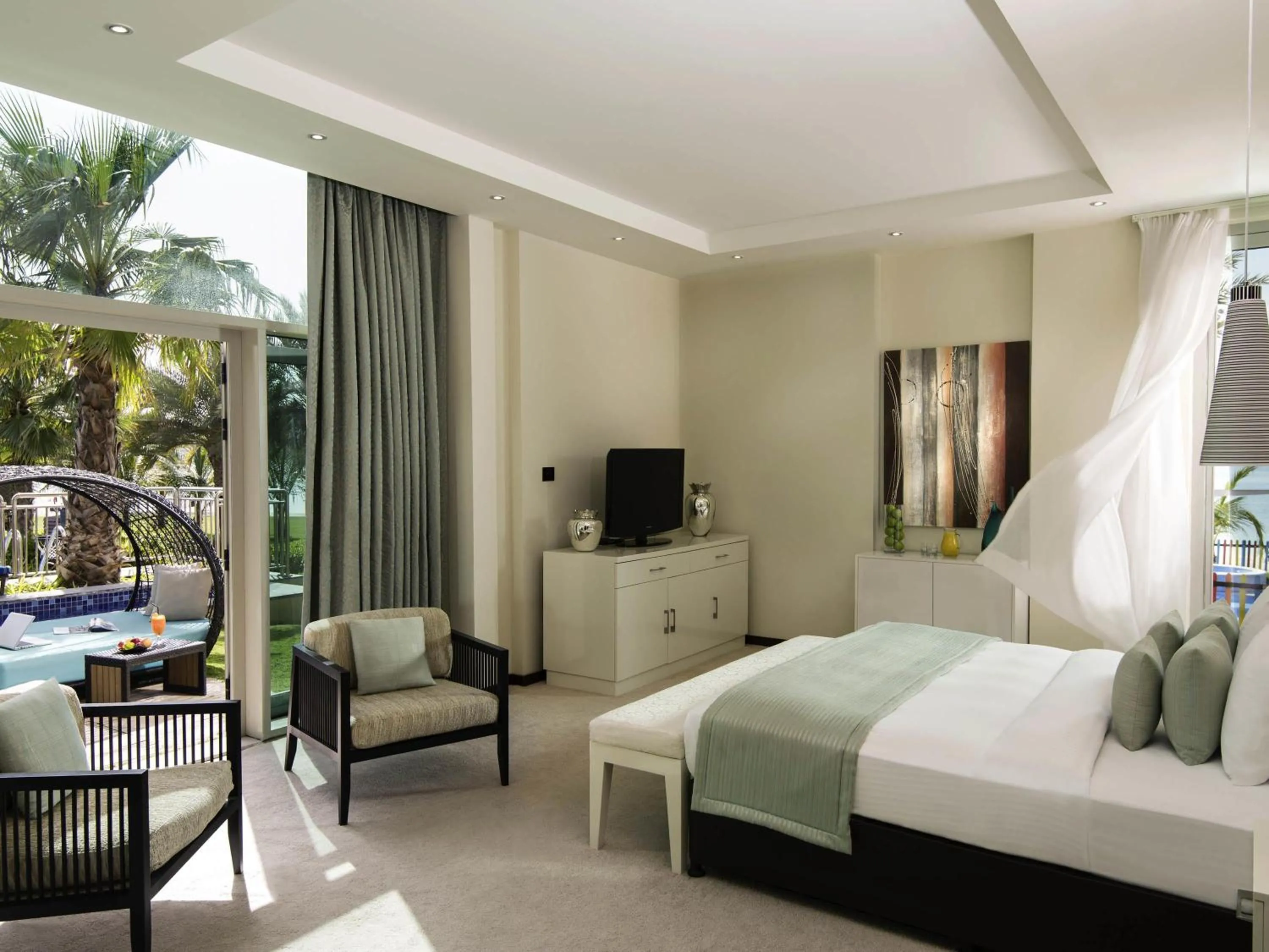 Bedroom, Bed in Rixos The Palm Hotel & Suites - Ultra All Inclusive