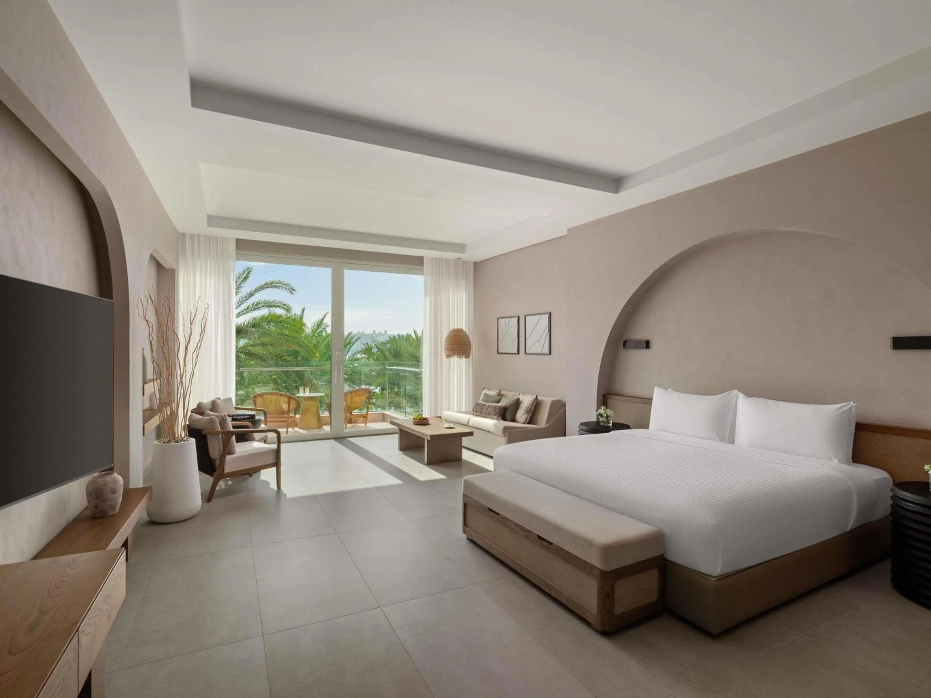 Bedroom, Bed in Rixos The Palm Hotel & Suites - Ultra All Inclusive