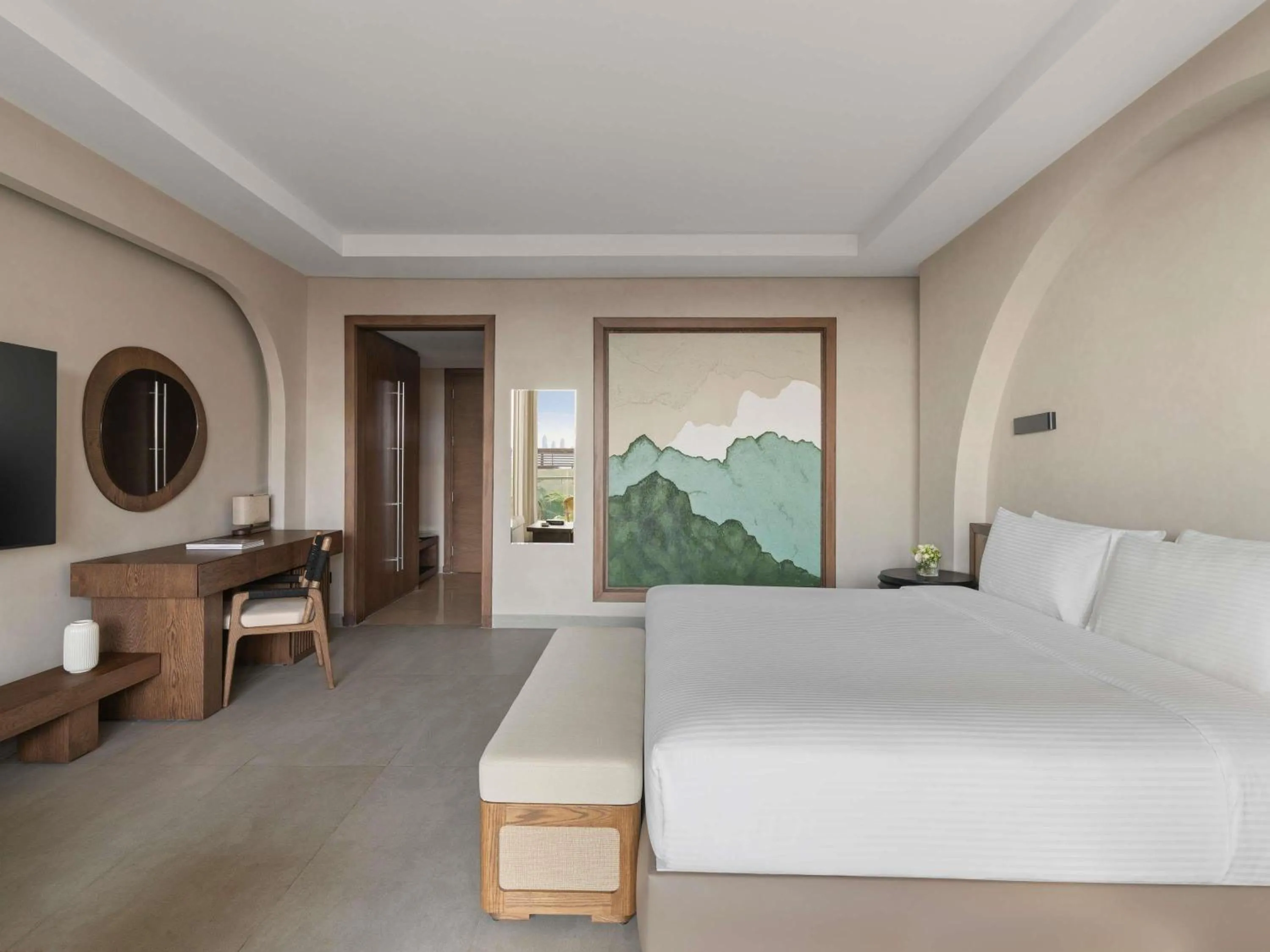 Bedroom, Bed in Rixos The Palm Hotel & Suites - Ultra All Inclusive