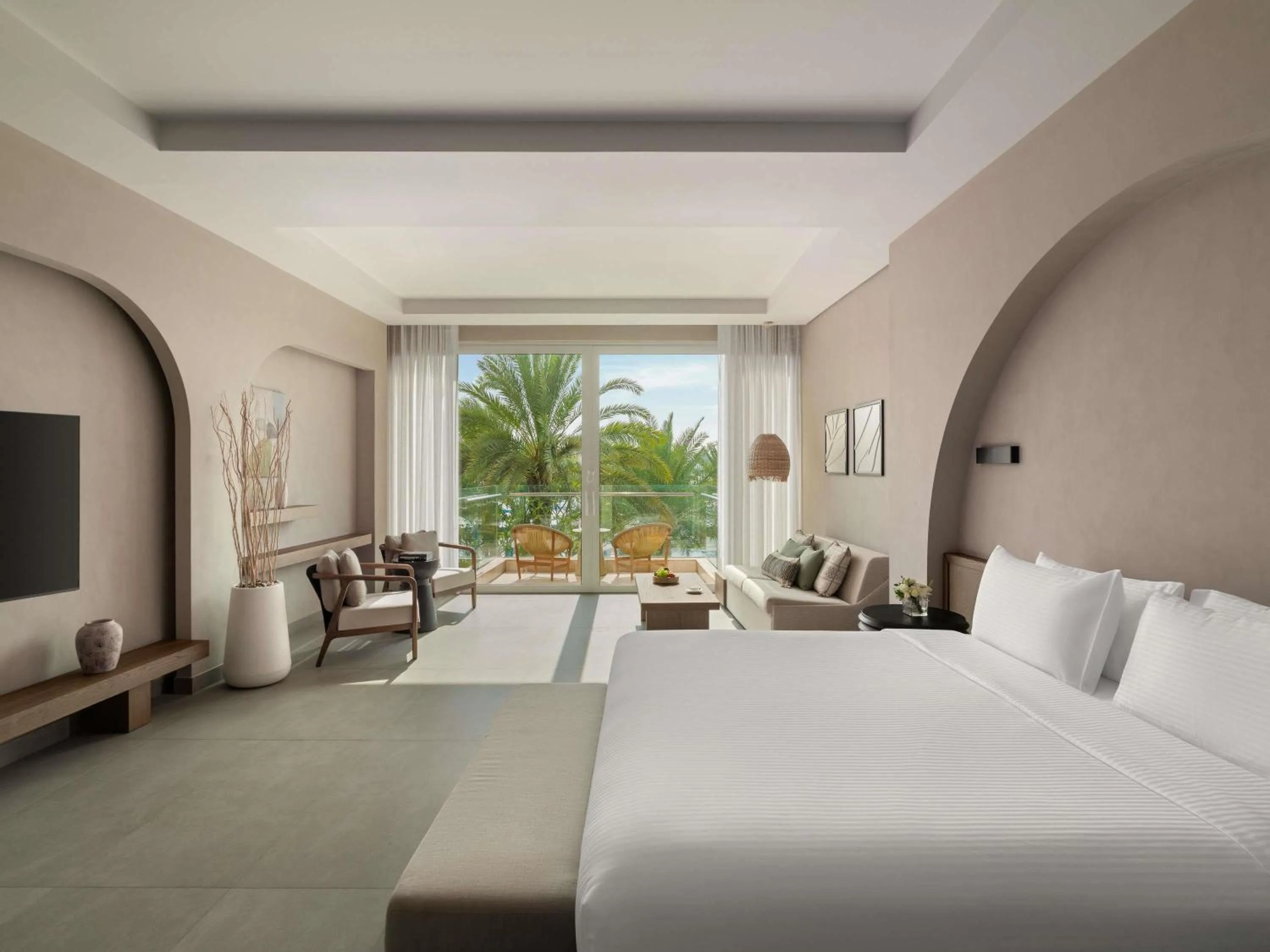 Bedroom, Bed in Rixos The Palm Hotel & Suites - Ultra All Inclusive
