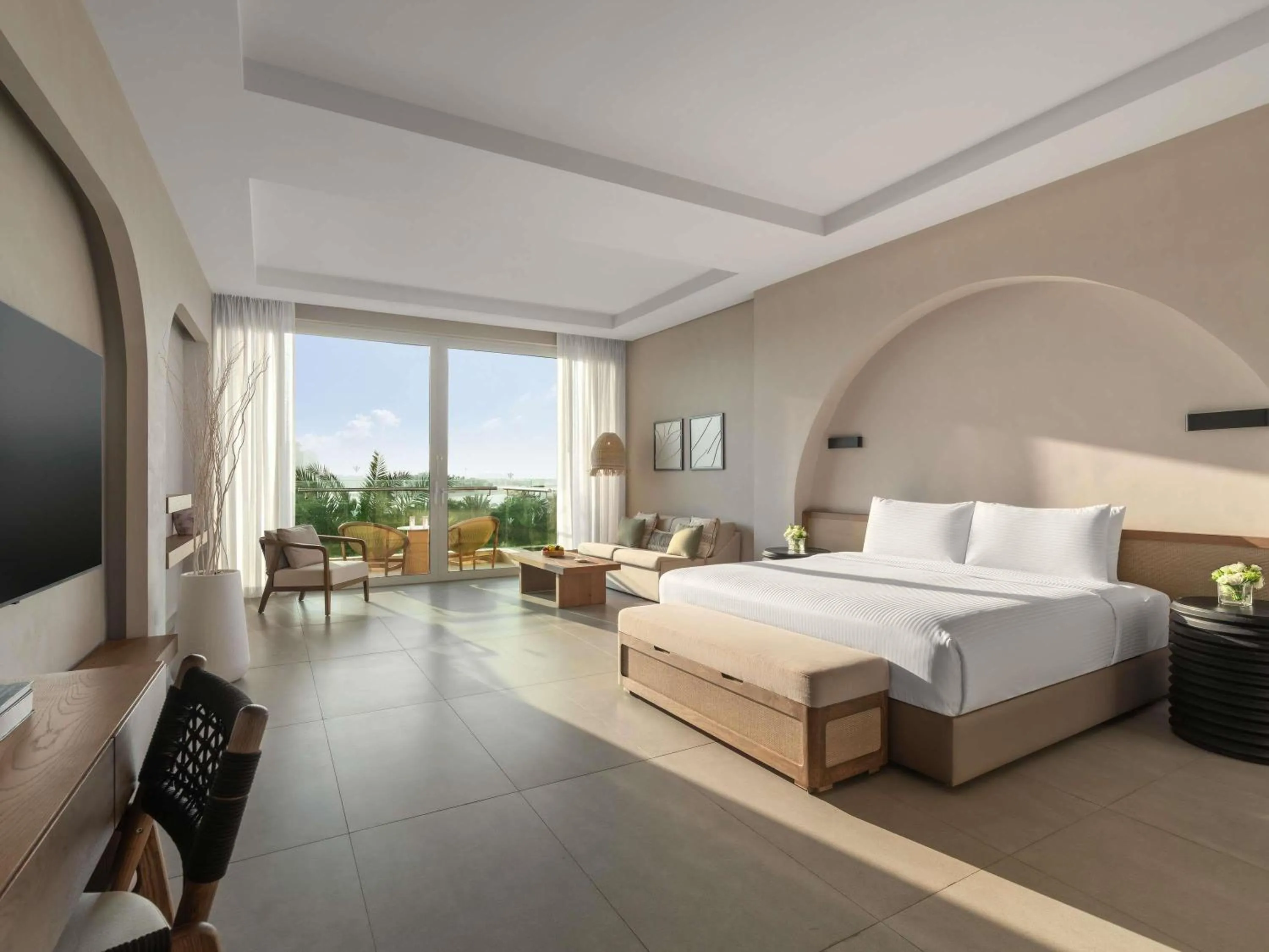 Bedroom, Bed in Rixos The Palm Hotel & Suites - Ultra All Inclusive