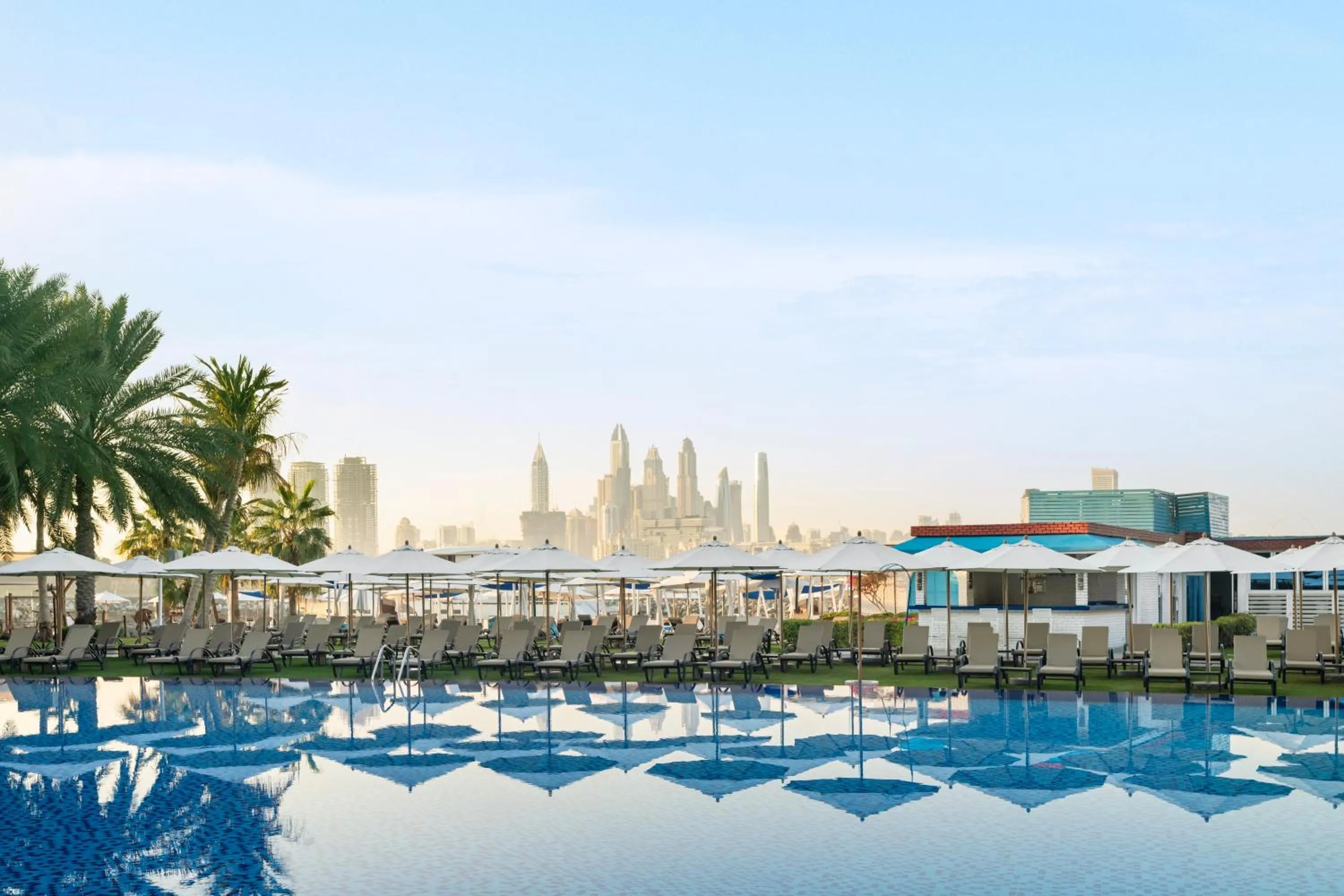 Pool view in Rixos The Palm Hotel & Suites - Ultra All Inclusive