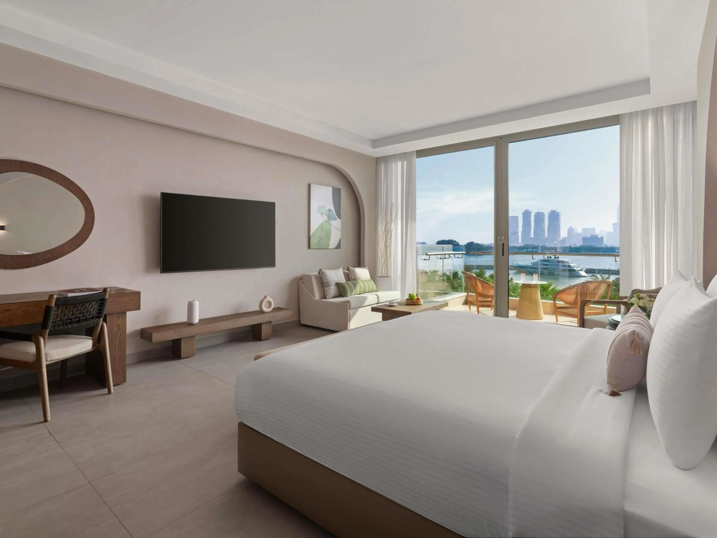 Bedroom, Bed in Rixos The Palm Hotel & Suites - Ultra All Inclusive