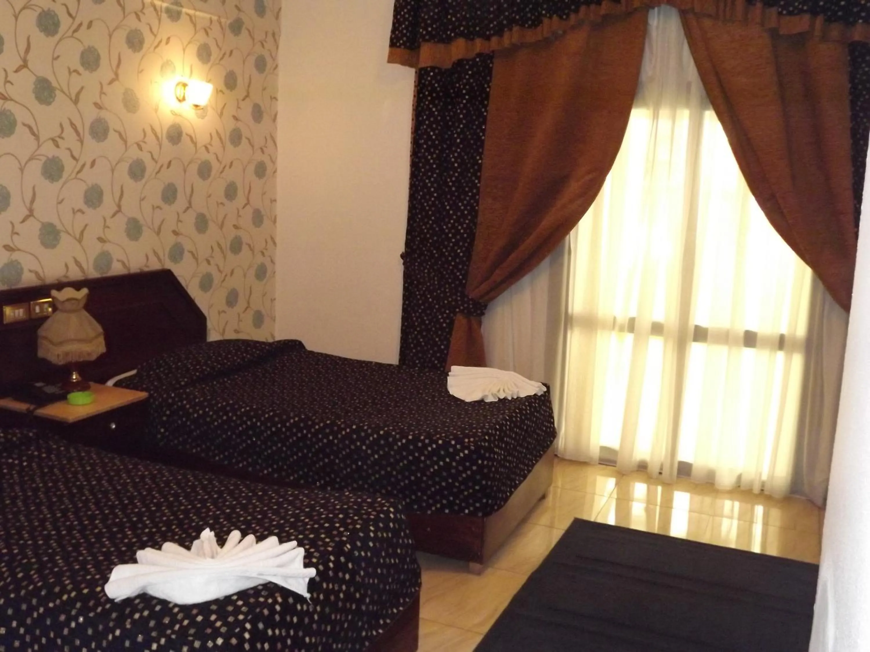 Bed in Mayorca Hotel Cairo