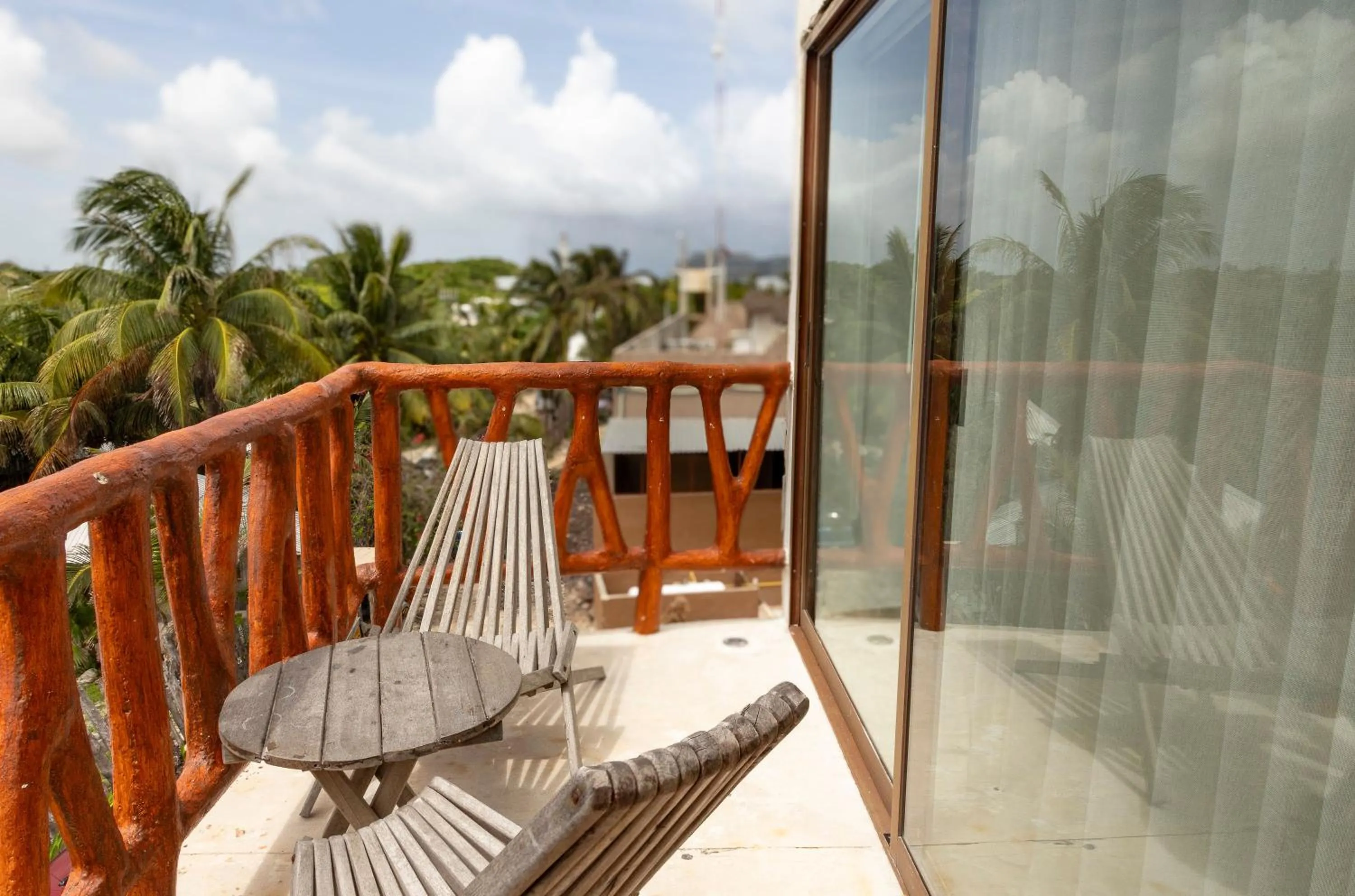 Balcony/Terrace in Quinto Sole Boutique Hotel Mahahual
