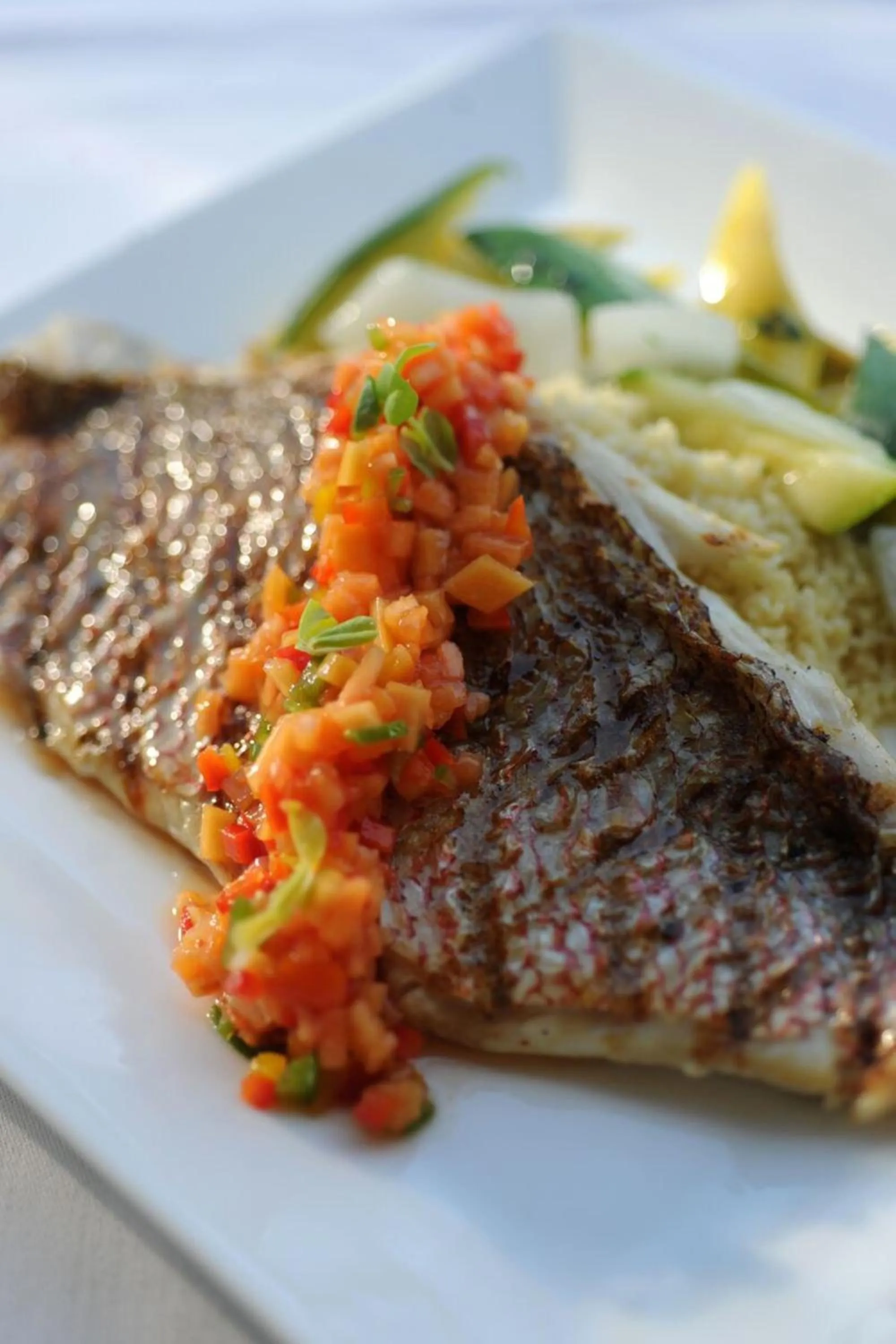 Food close-up in Grace Bay Club