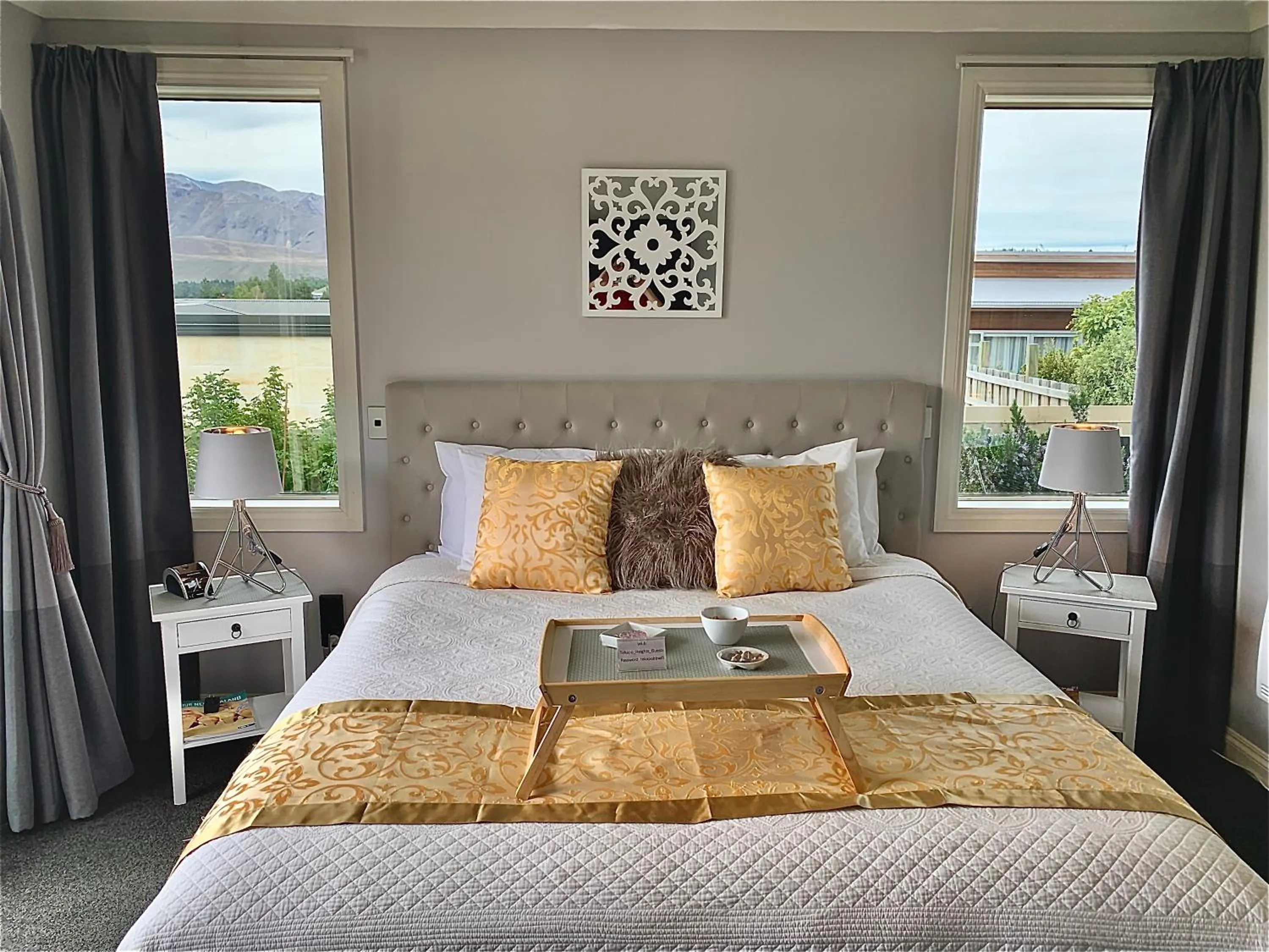 Bedroom, Bed in Tekapo Heights