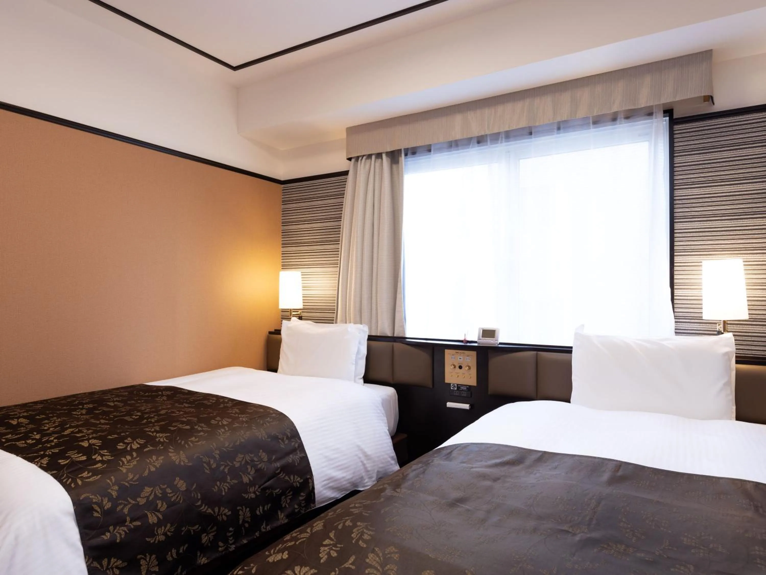Photo of the whole room, Bed in APA Hotel Fukui Katamachi
