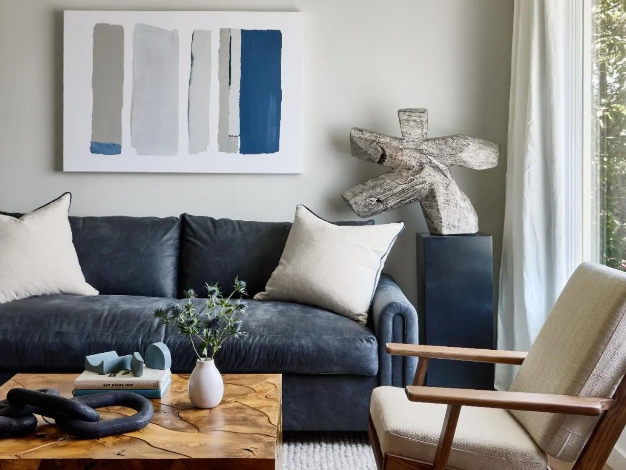 Seating area in Journey East Hampton