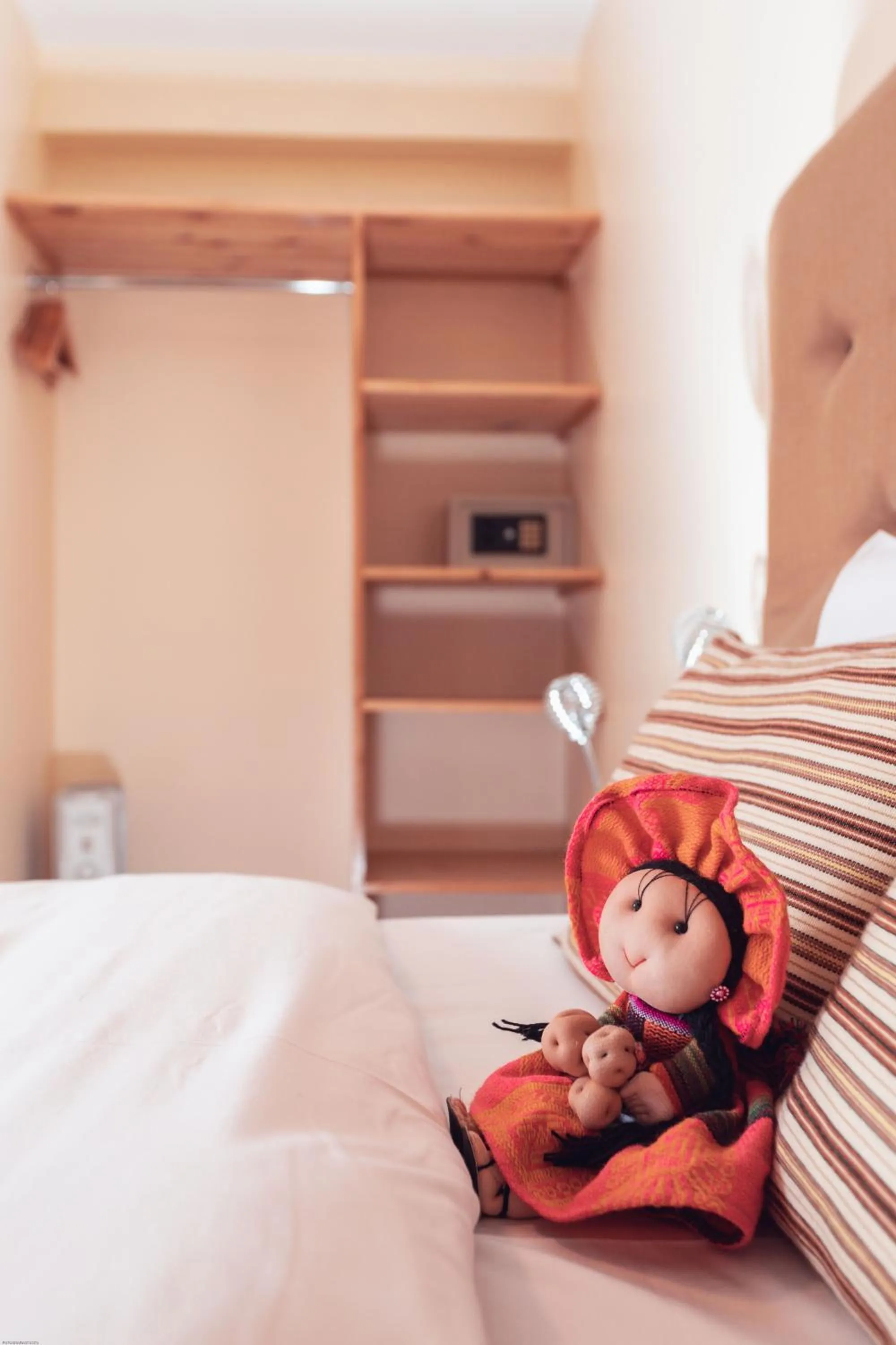 Decorative detail, Bed in Hotel Las Quenas