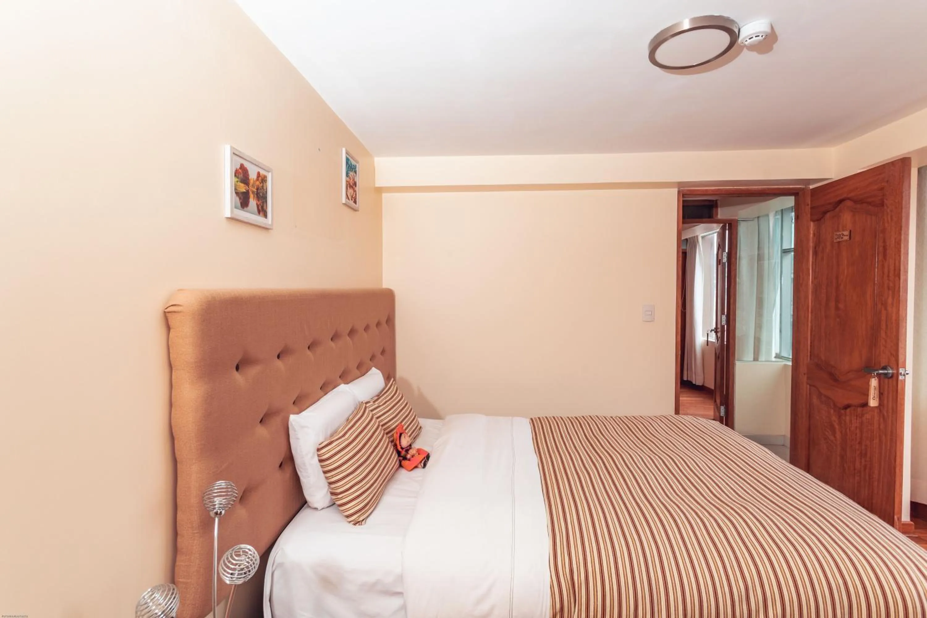 Bed in Hotel Las Quenas