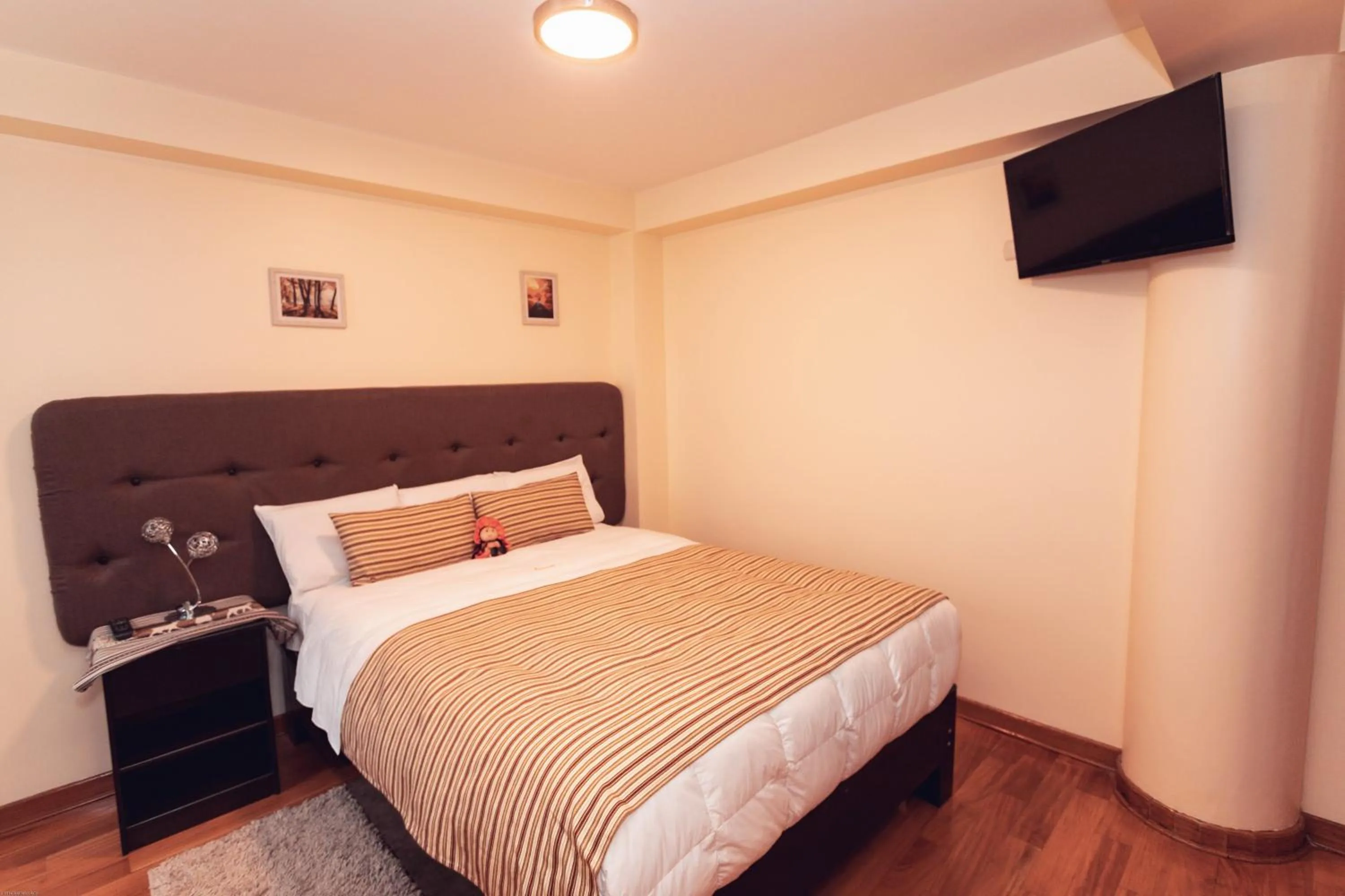 Bed in Hotel Las Quenas