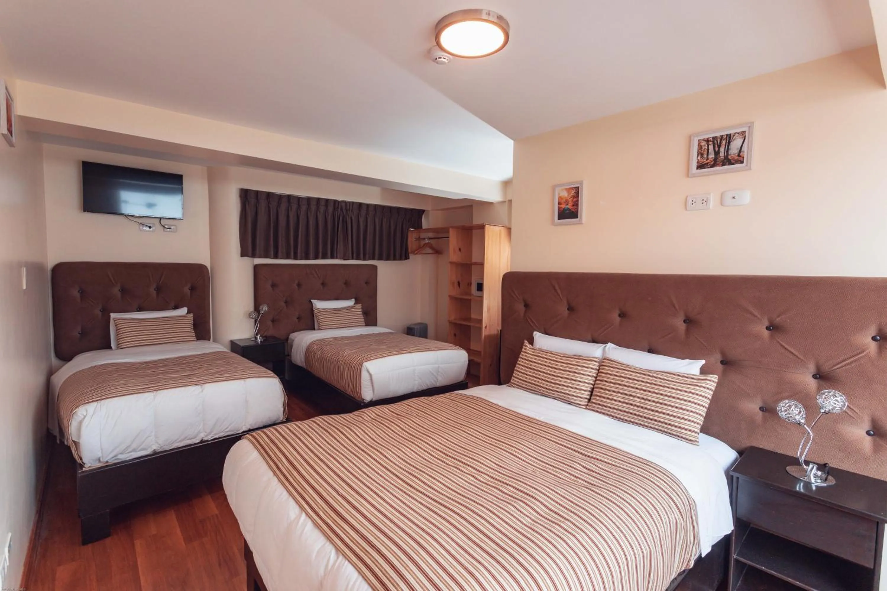 Bed in Hotel Las Quenas