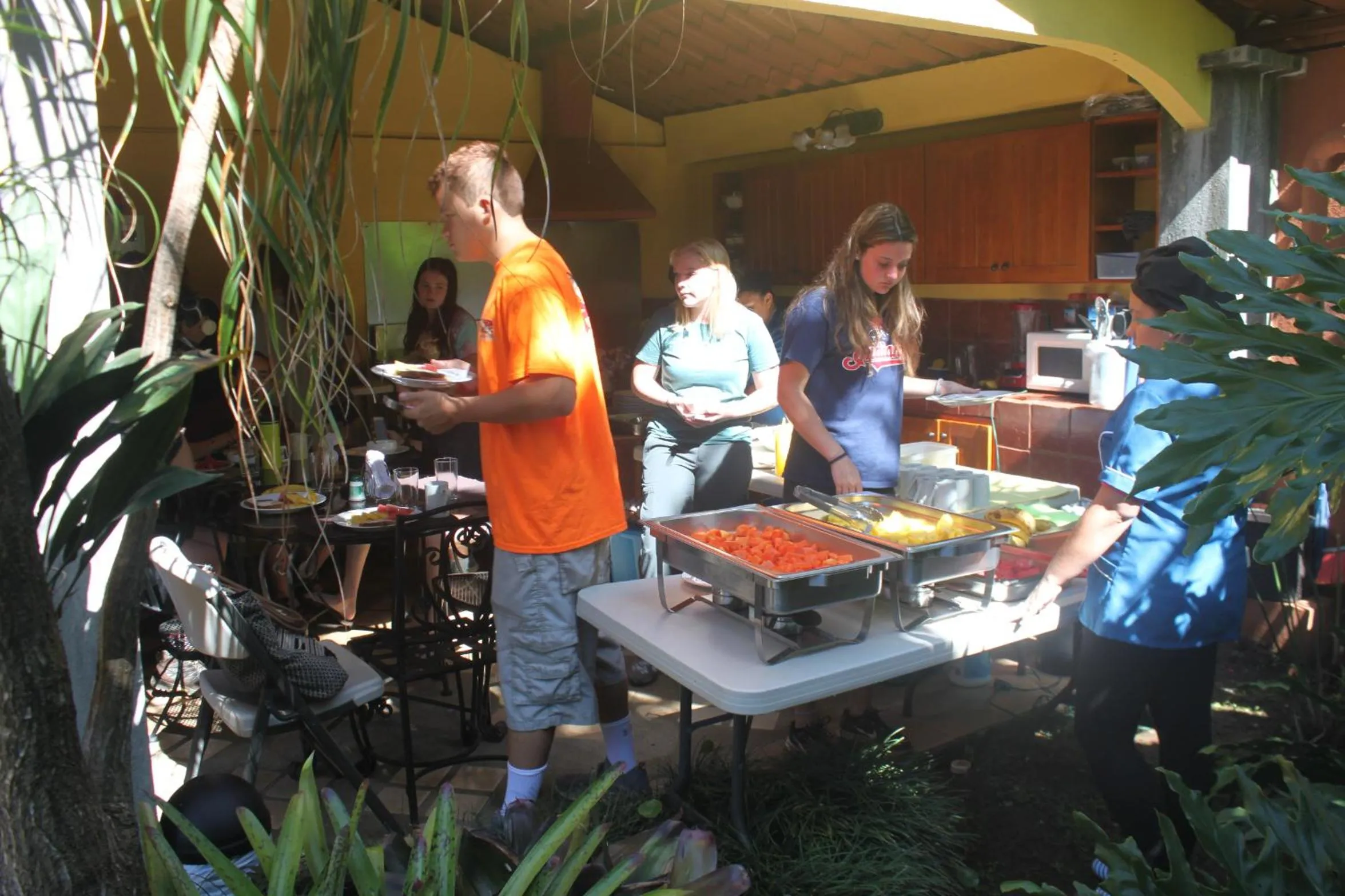 Continental breakfast in Hotel Santa Maria Inn