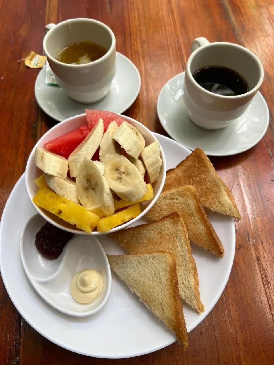 Breakfast in Santuario Getsemani Hostel