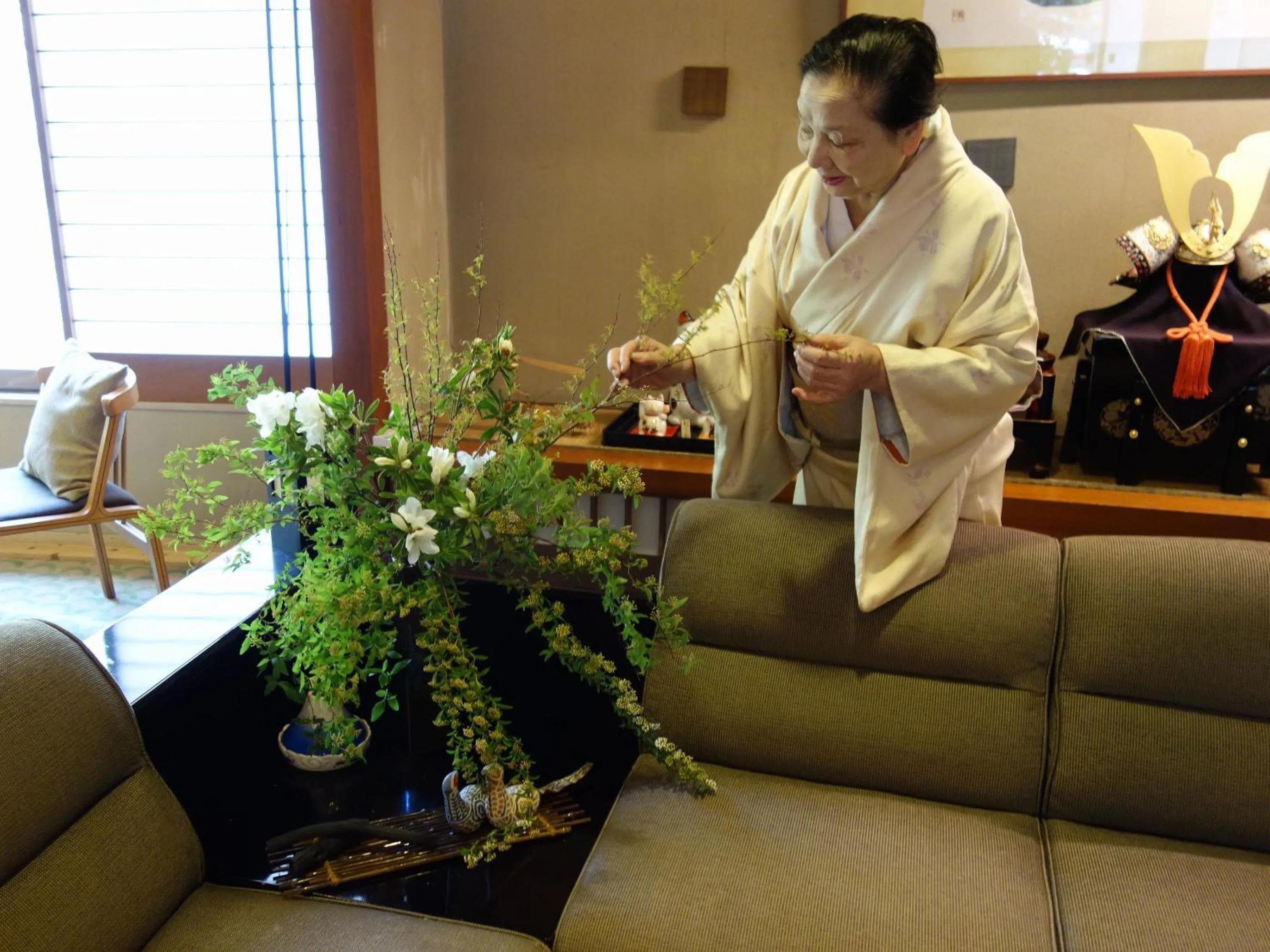 Lobby or reception in Sakaya Ryokan Yoshina Onsen