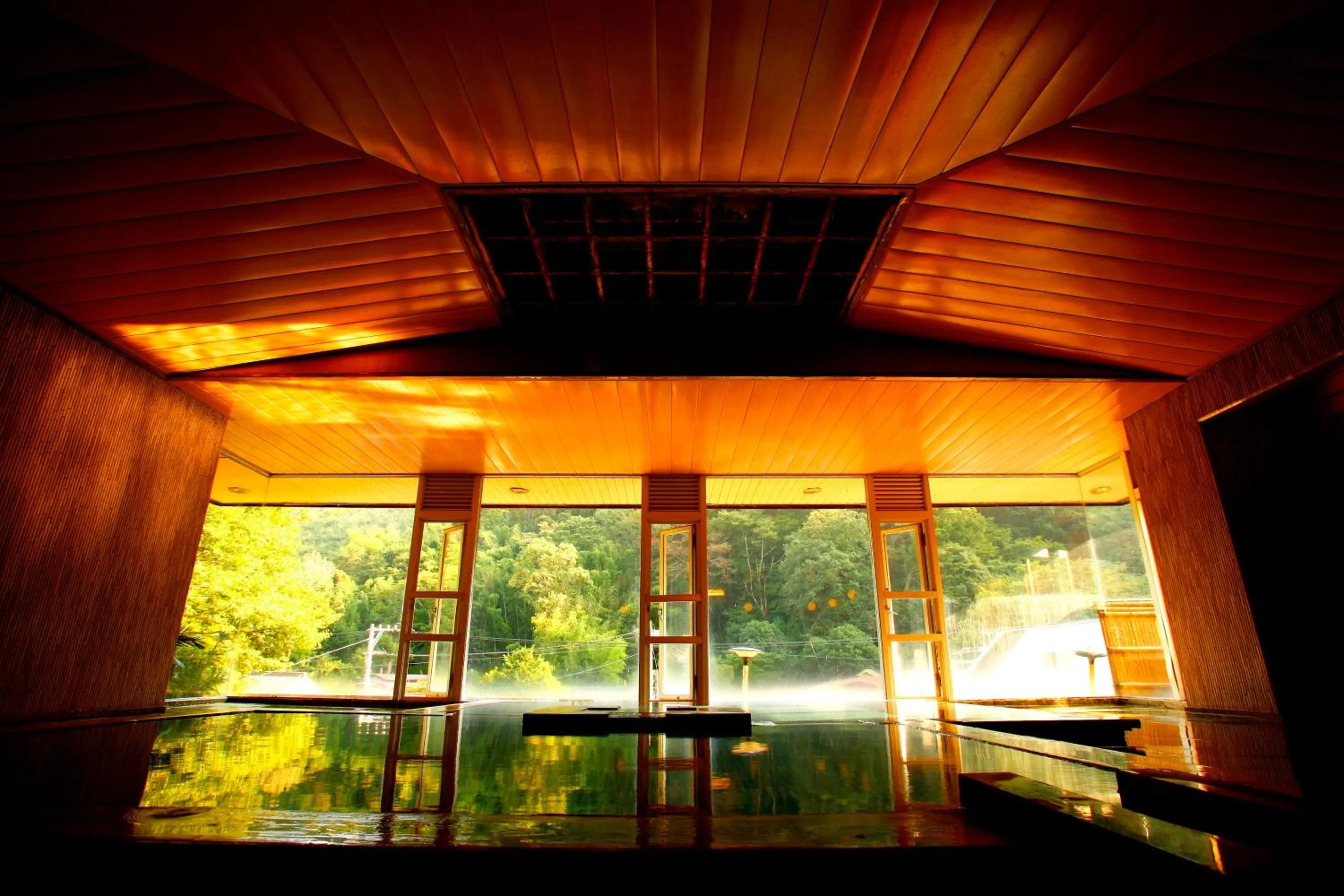 Hot Spring Bath in Sakaya Ryokan Yoshina Onsen
