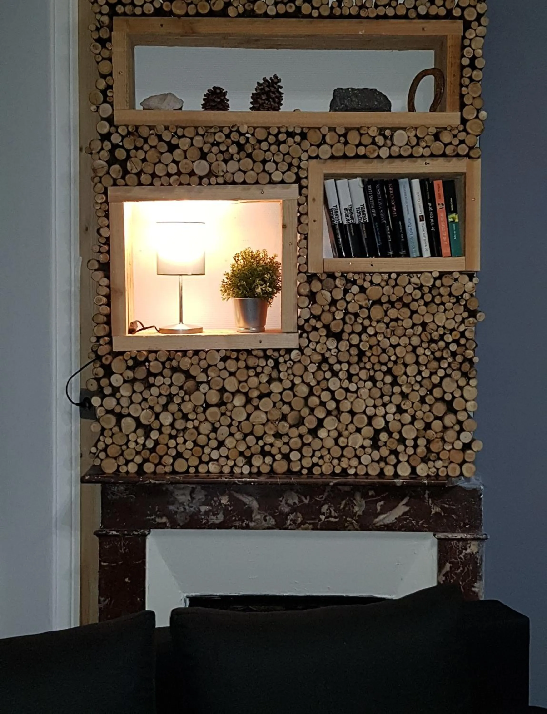 Living room in CABANE à DRINE