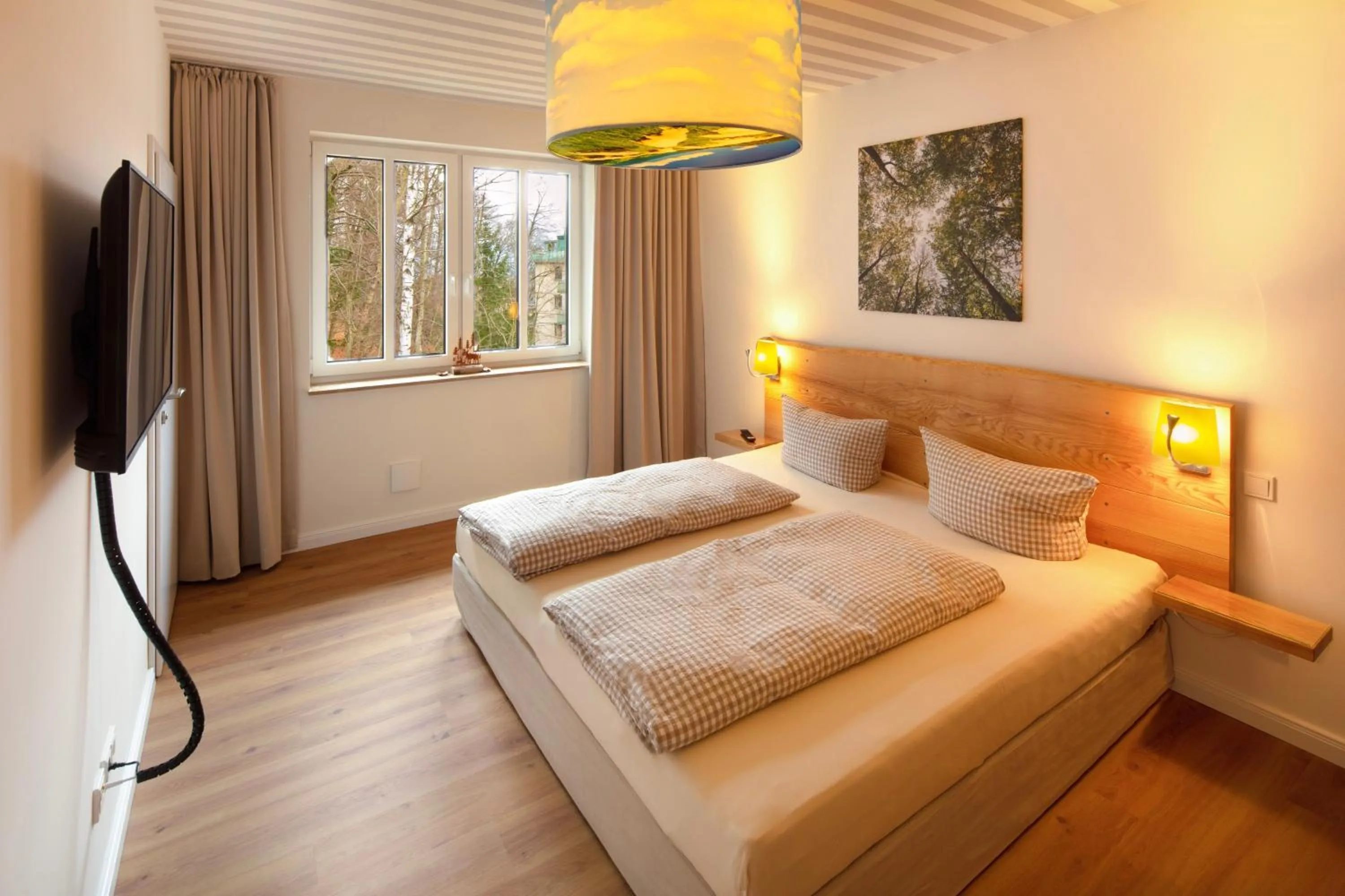 TV and multimedia, Bed in Plumbohms ECHT-HARZ-HOTEL