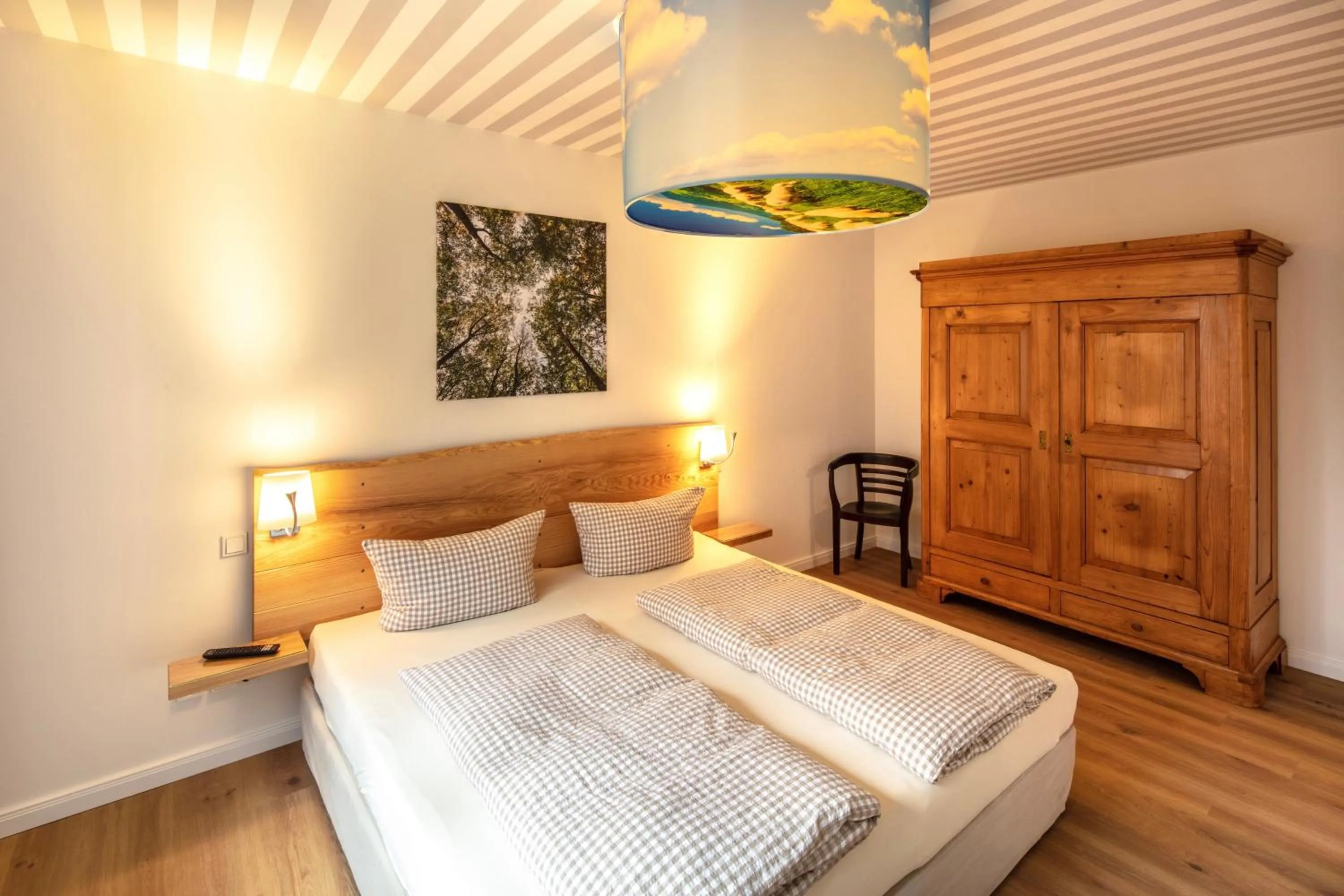 Bed in Plumbohms ECHT-HARZ-HOTEL