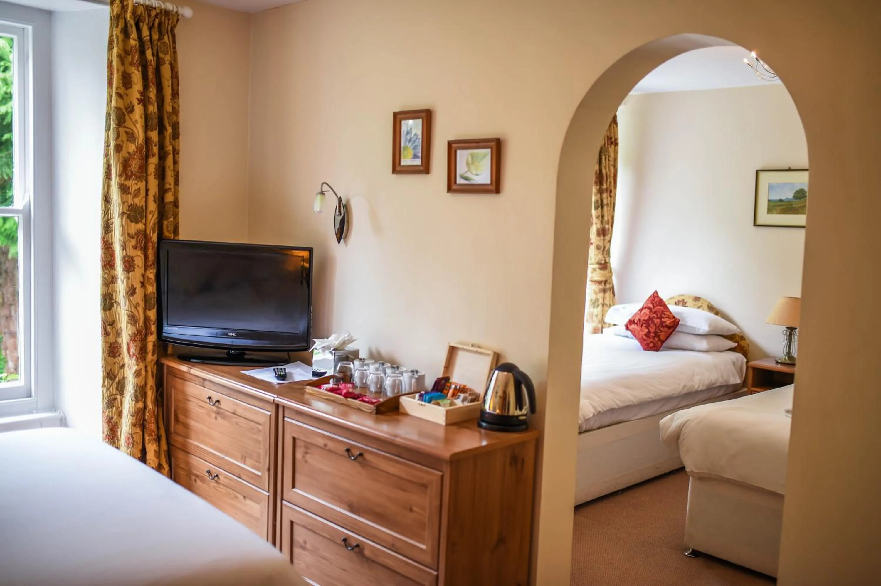 Decorative detail, Bed in Lydford House