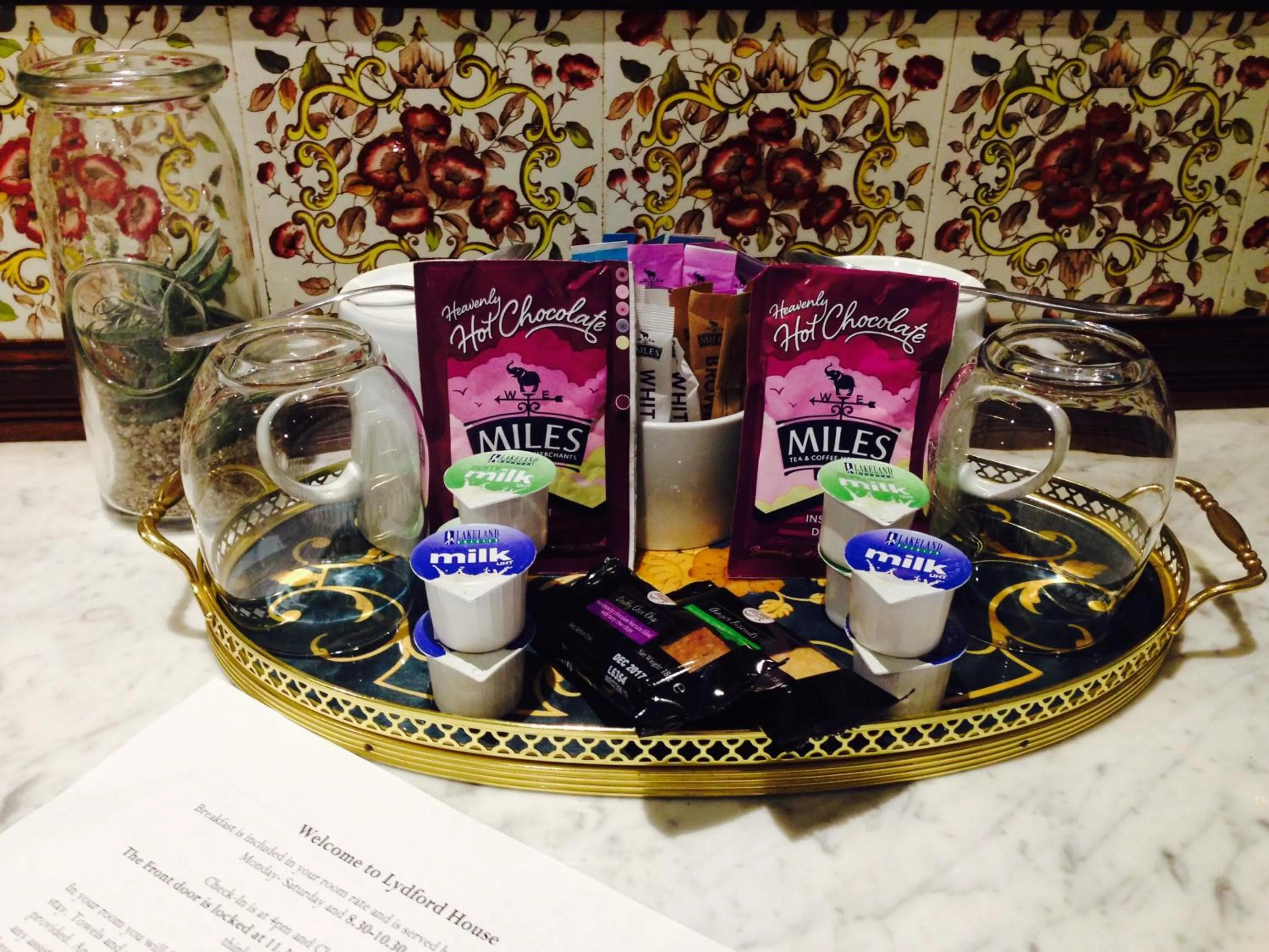 Decorative detail in Lydford House