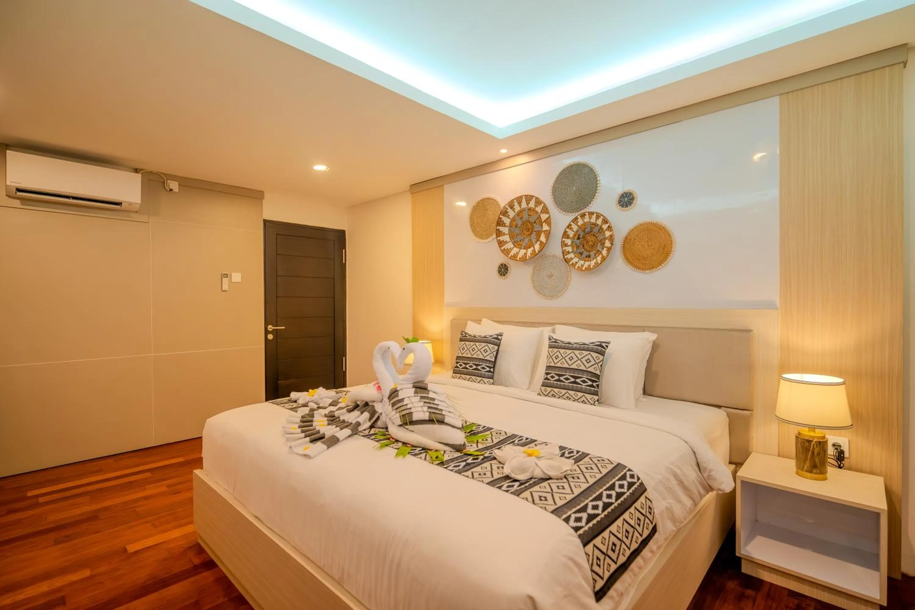 Bed in Mamo Hotel Uluwatu