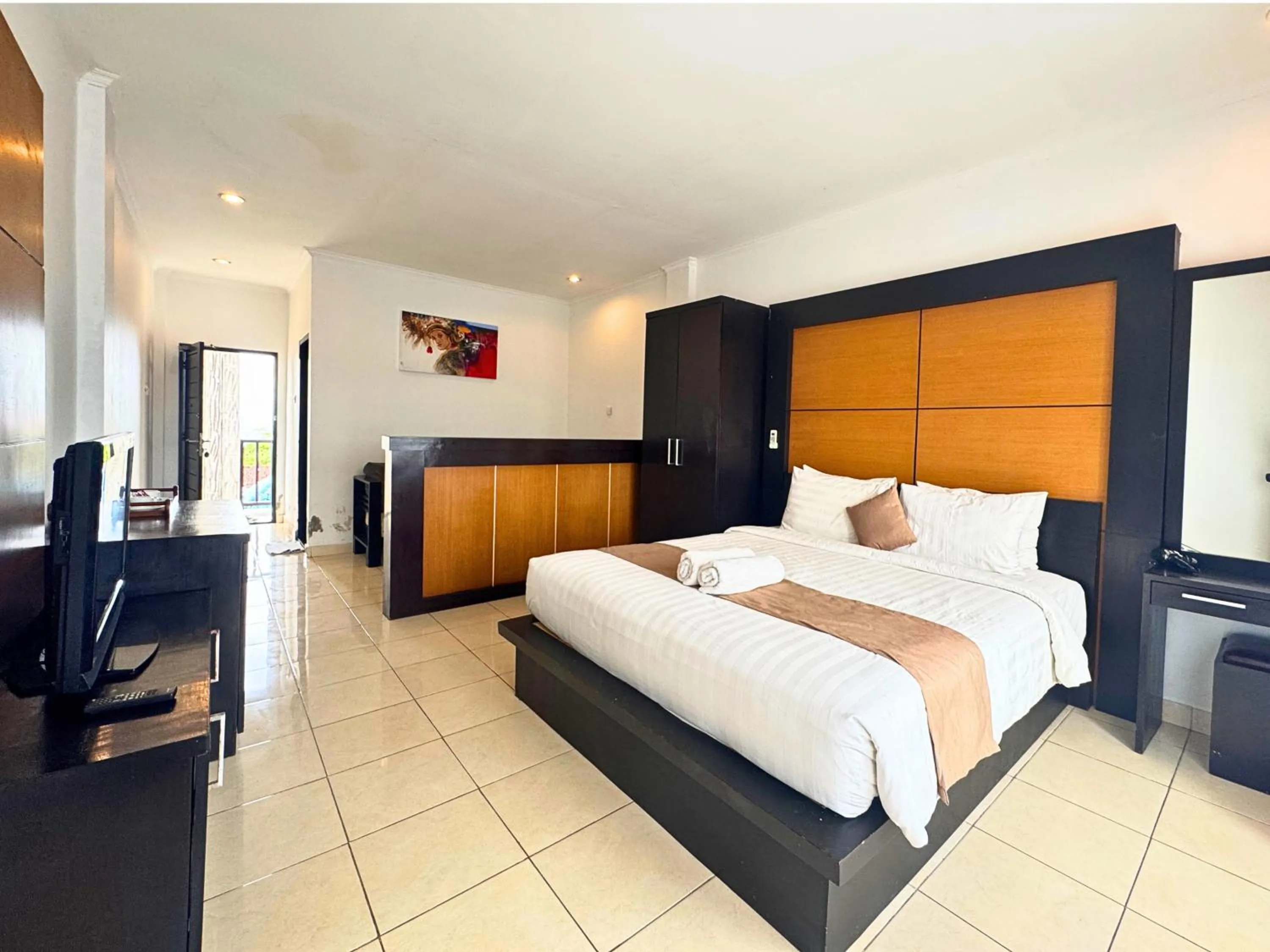 Bed in Mamo Hotel Uluwatu