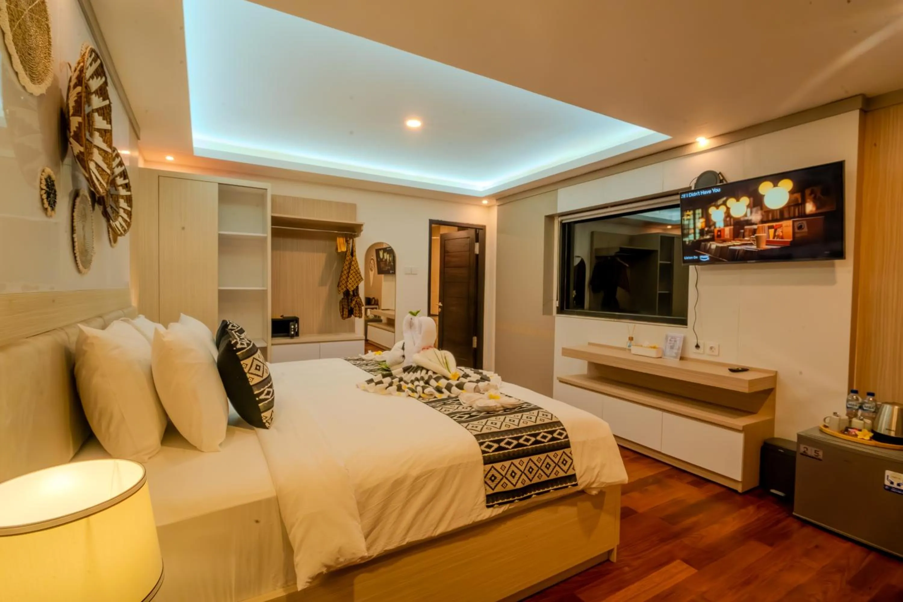 Bed in Mamo Hotel Uluwatu