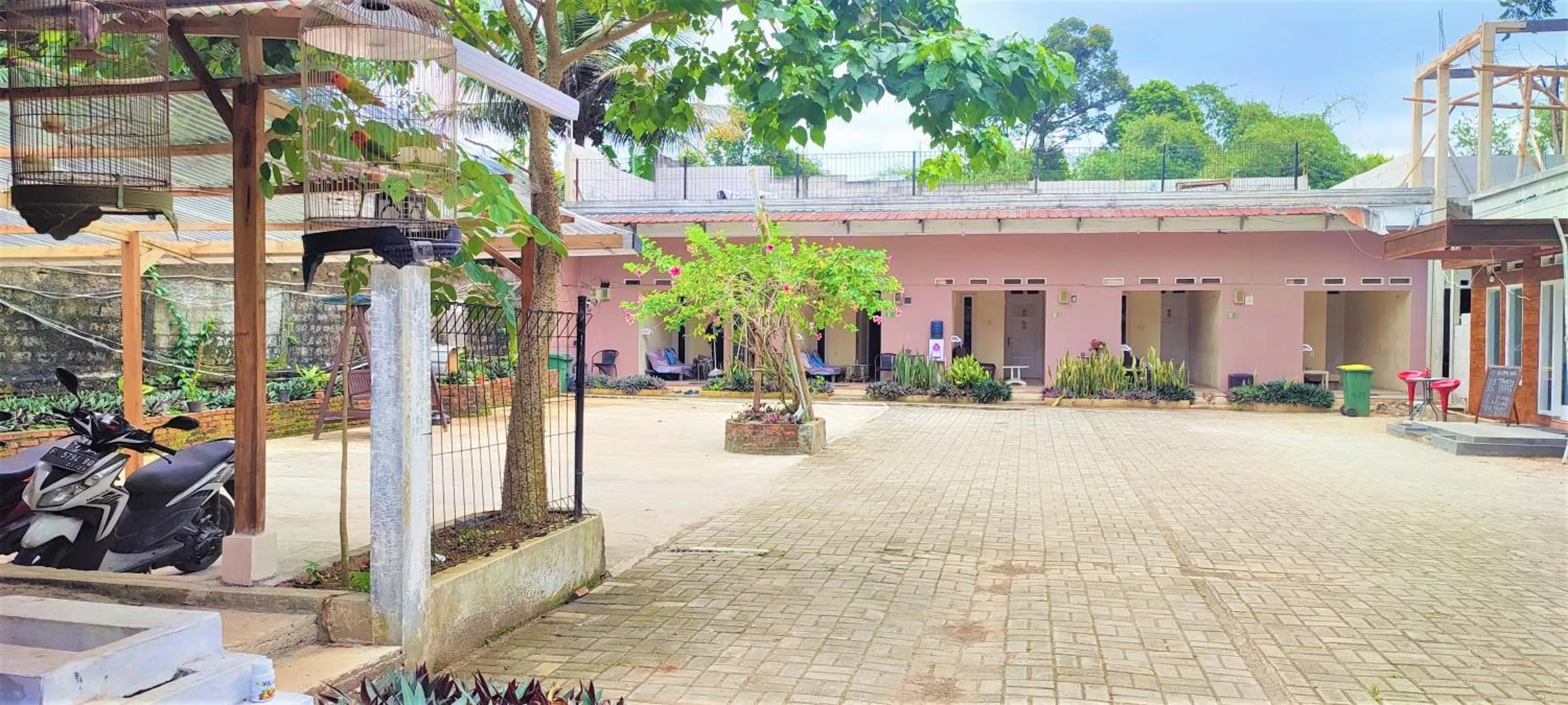 Garden view in Bakom Inn Syariah